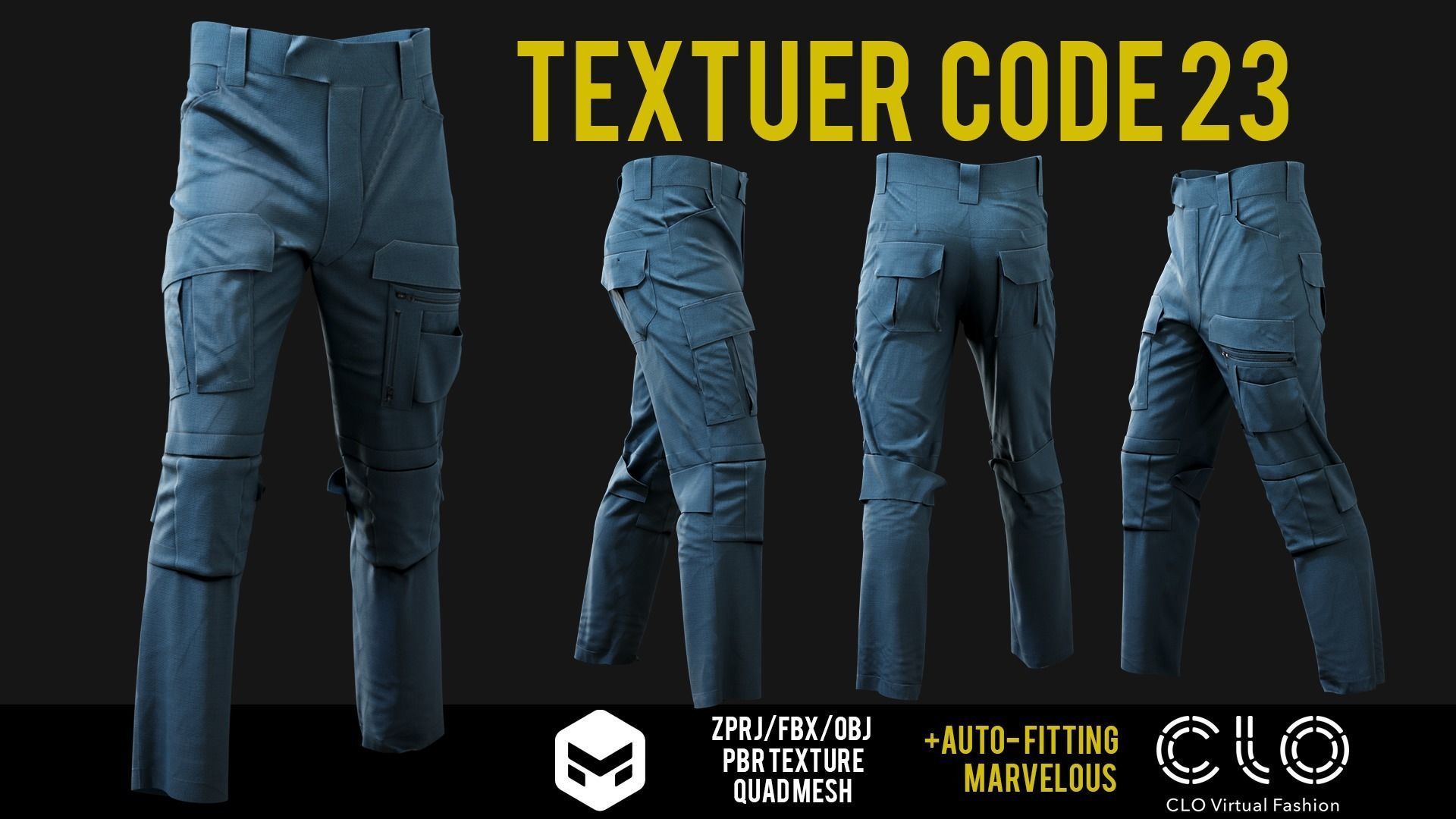 UF PRO Gen 2 Combat pants  TACTICAL with 40 textuer Low-poly 3D model_31