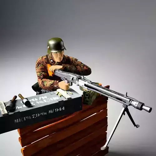 MG-42 machine gun set