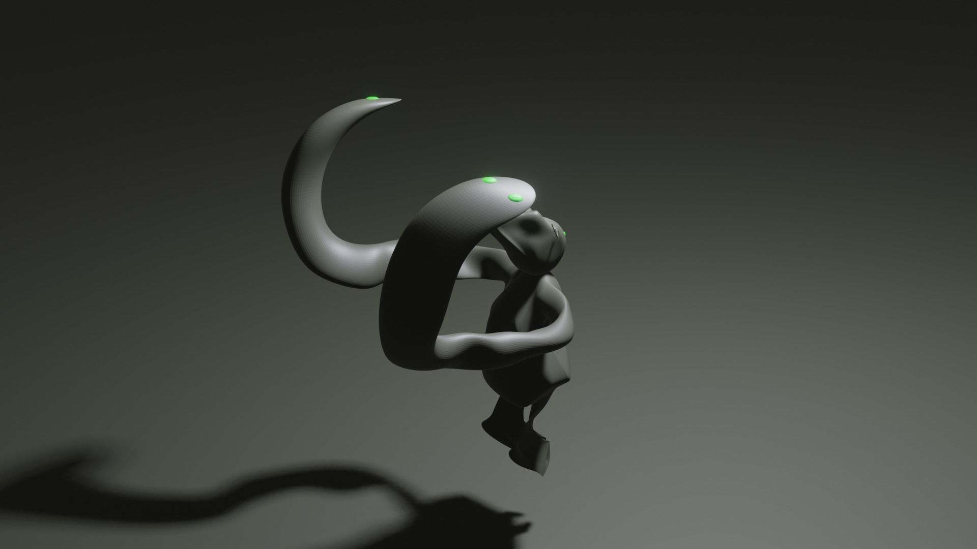 Alien1 3D model_1