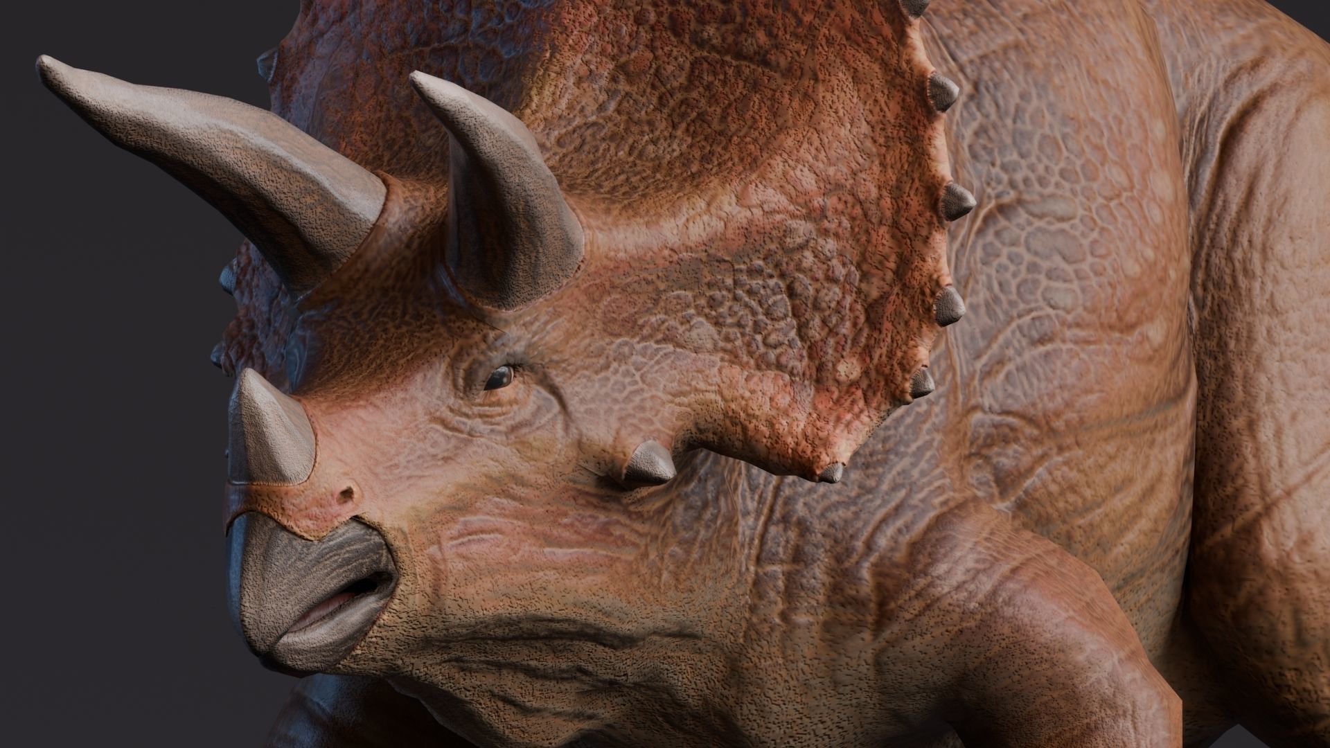 Low poly Realistic - Dinosaur Pack Low-poly 3D model_40