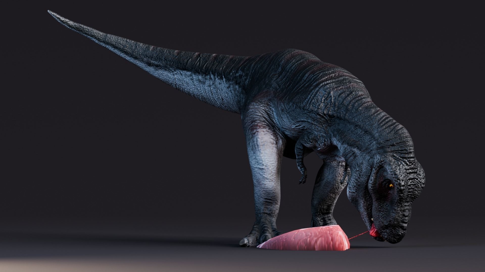Low poly Realistic - Dinosaur Pack Low-poly 3D model_14
