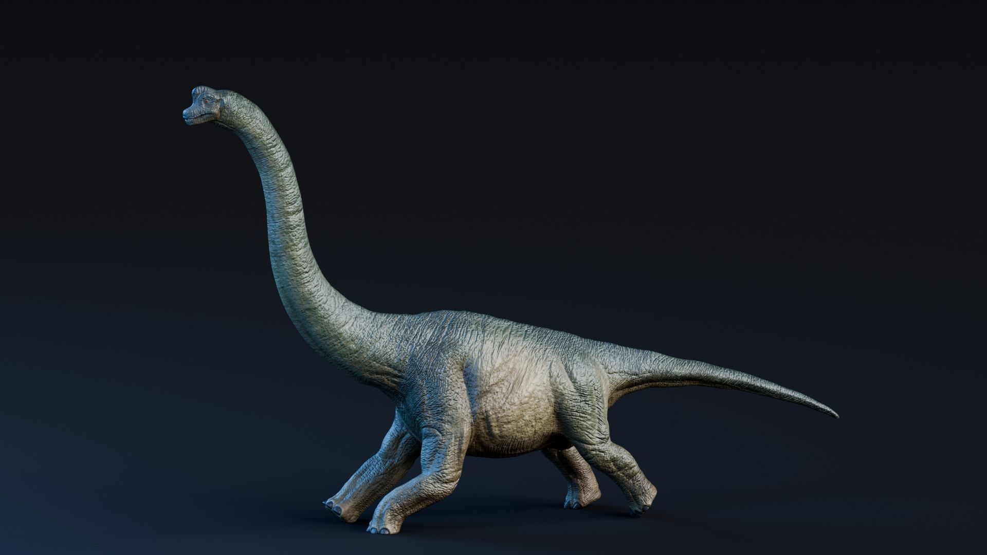Low poly Realistic - Dinosaur Pack Low-poly 3D model_76