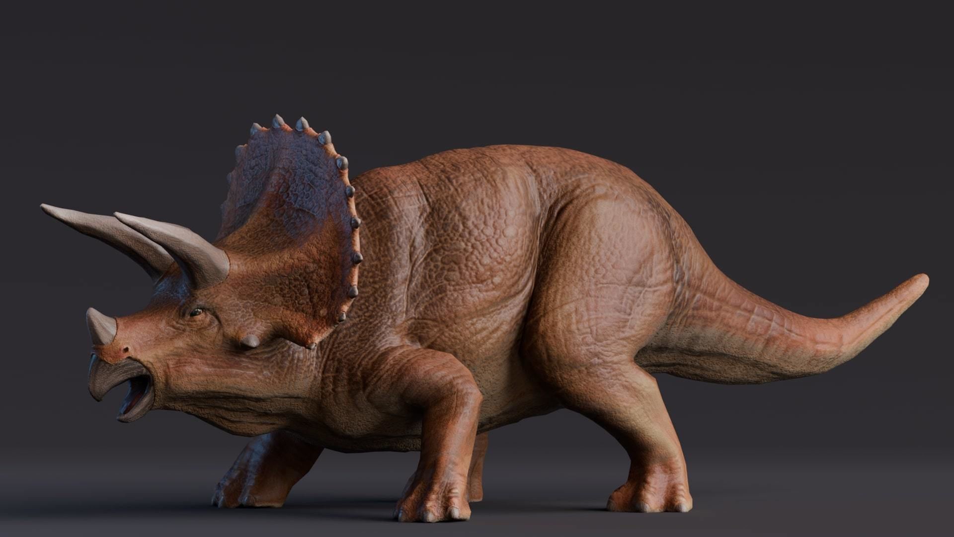 Low poly Realistic - Dinosaur Pack Low-poly 3D model_30