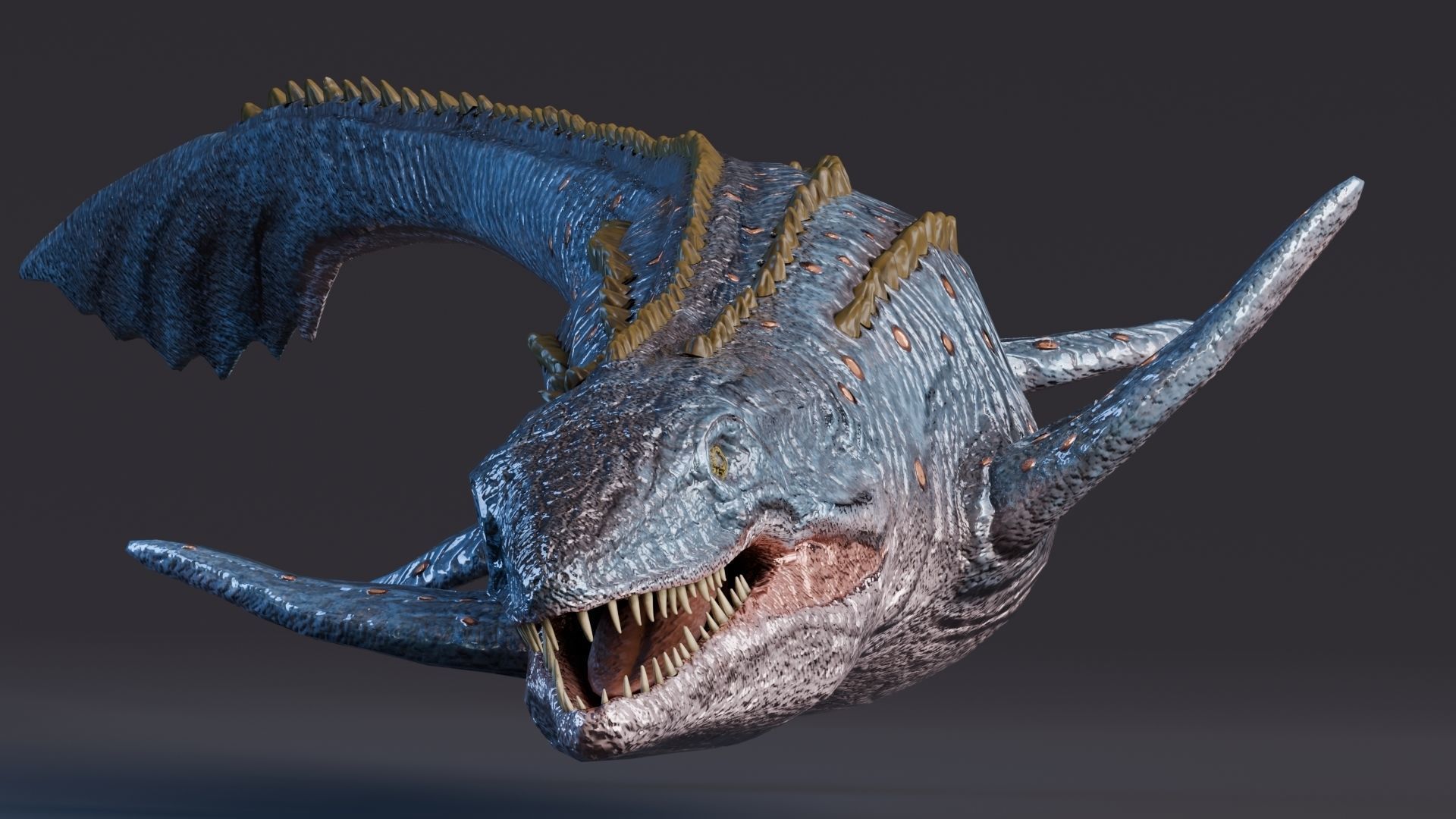 Low poly Realistic - Dinosaur Pack Low-poly 3D model_45