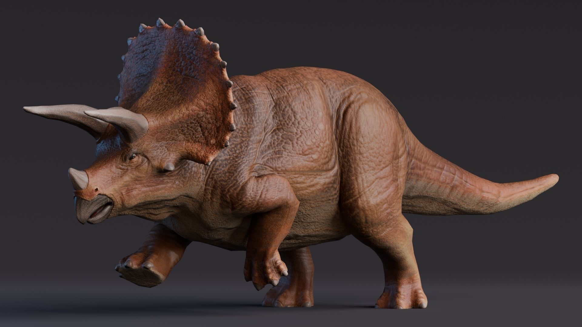 Low poly Realistic - Dinosaur Pack Low-poly 3D model_41