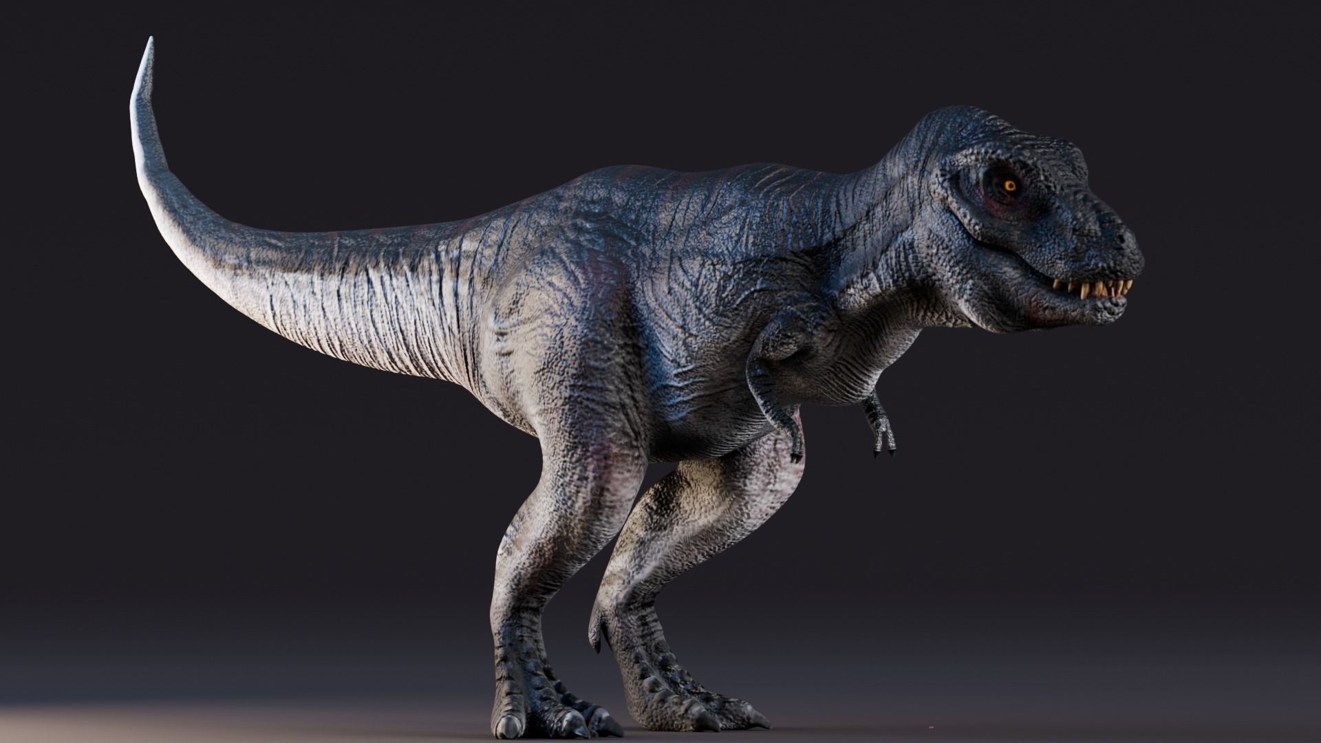 Low poly Realistic - Dinosaur Pack Low-poly 3D model_15