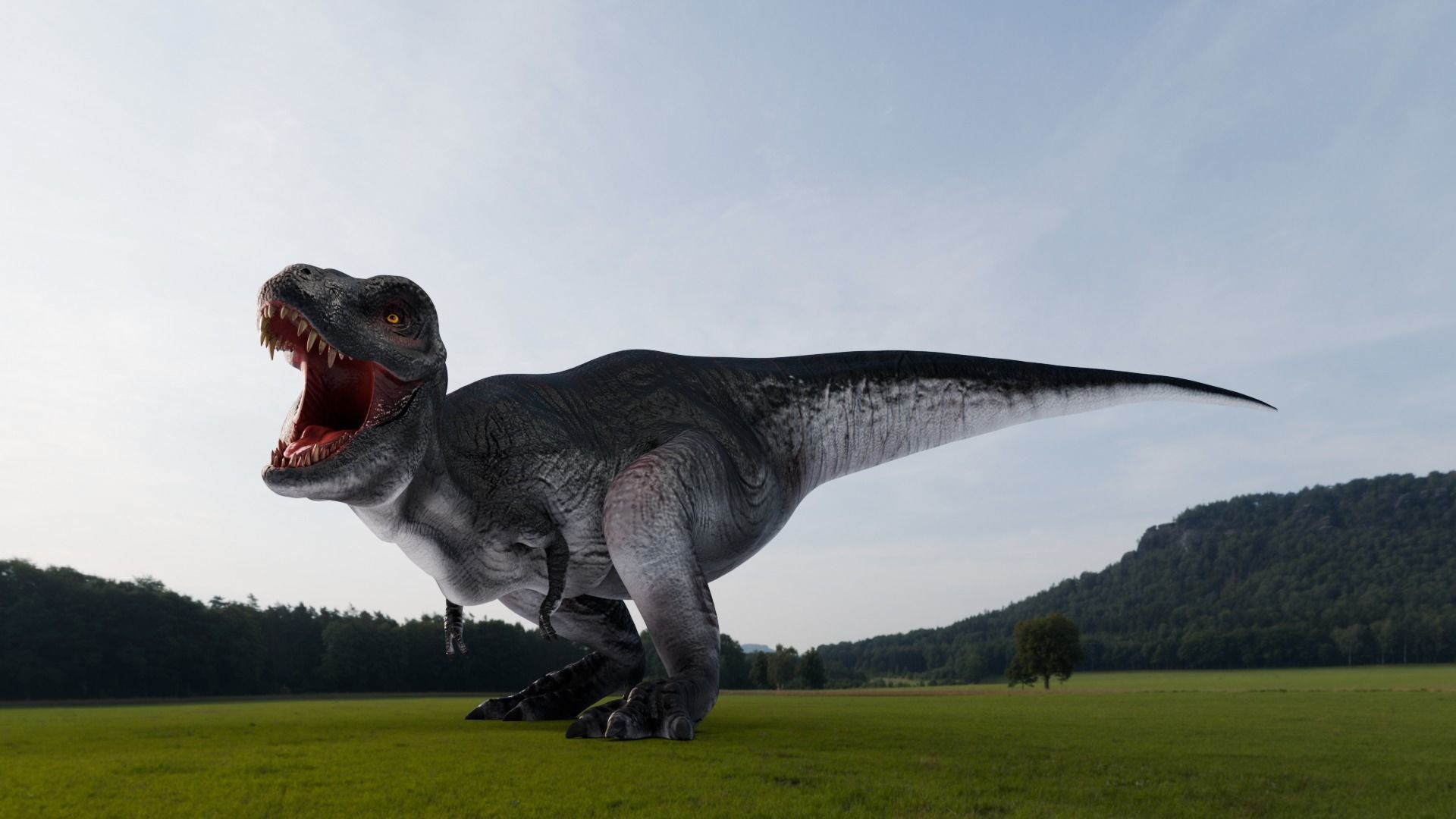 Low poly Realistic - Dinosaur Pack Low-poly 3D model_28