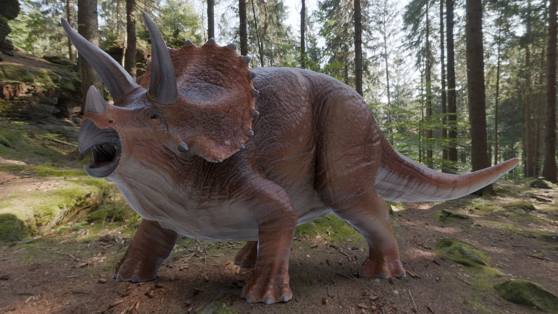 Low poly Realistic - Dinosaur Pack Low-poly 3D model_43