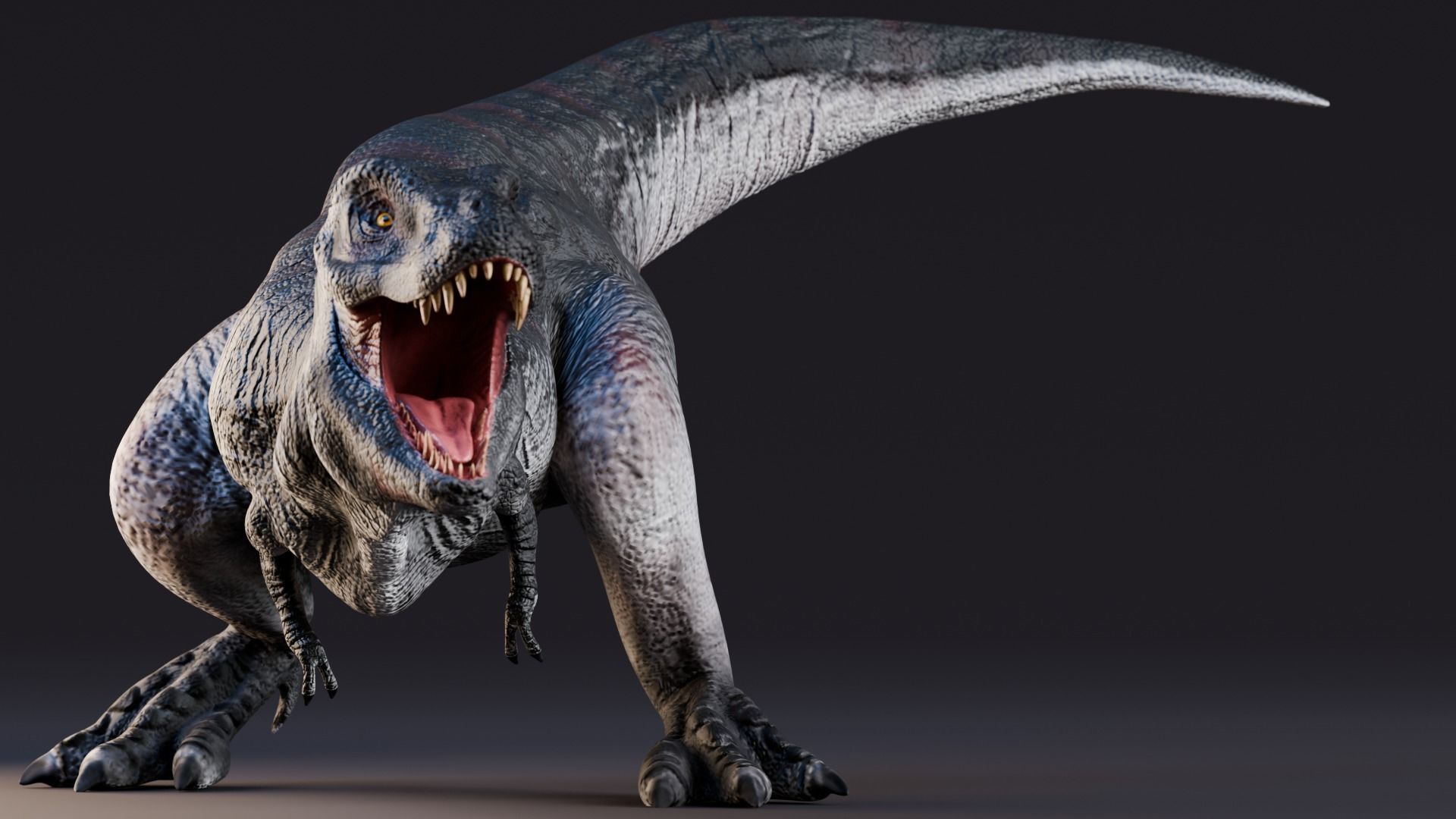 Low poly Realistic - Dinosaur Pack Low-poly 3D model_4