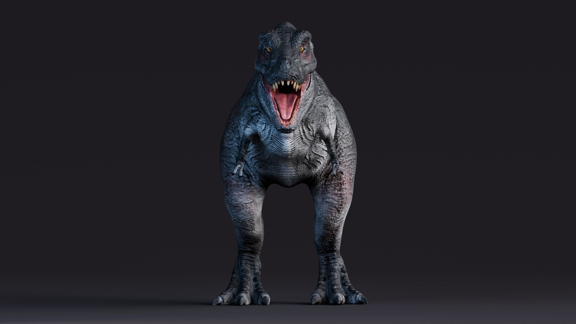 Low poly Realistic - Dinosaur Pack Low-poly 3D model_16