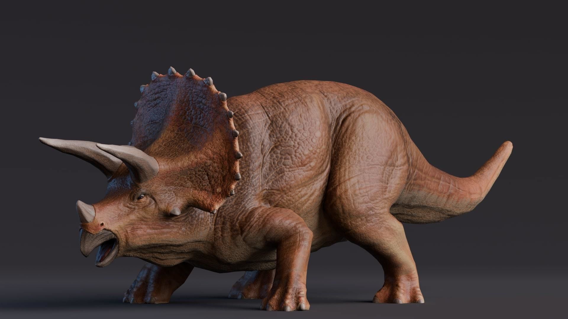 Low poly Realistic - Dinosaur Pack Low-poly 3D model_37