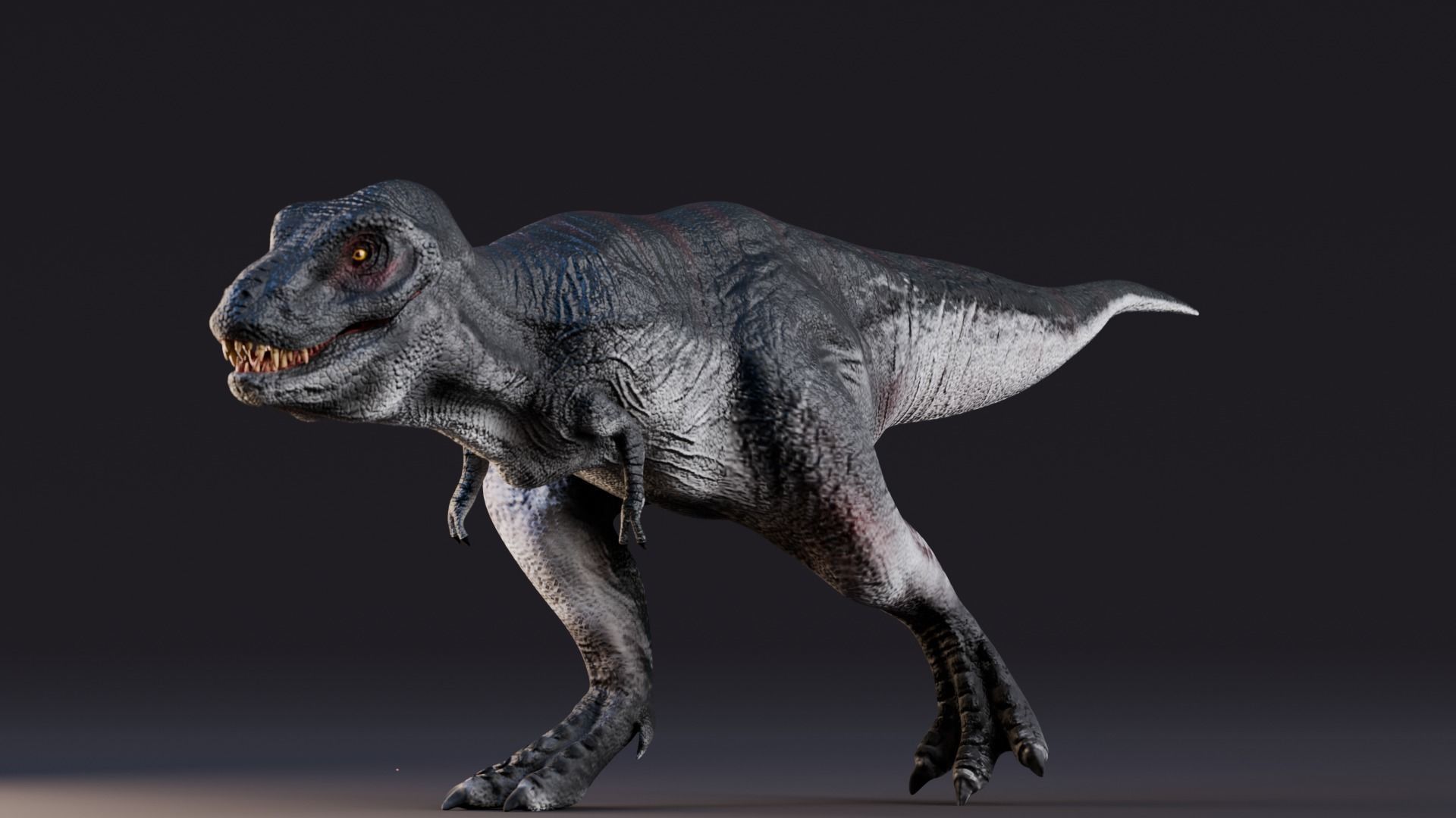Low poly Realistic - Dinosaur Pack Low-poly 3D model_25