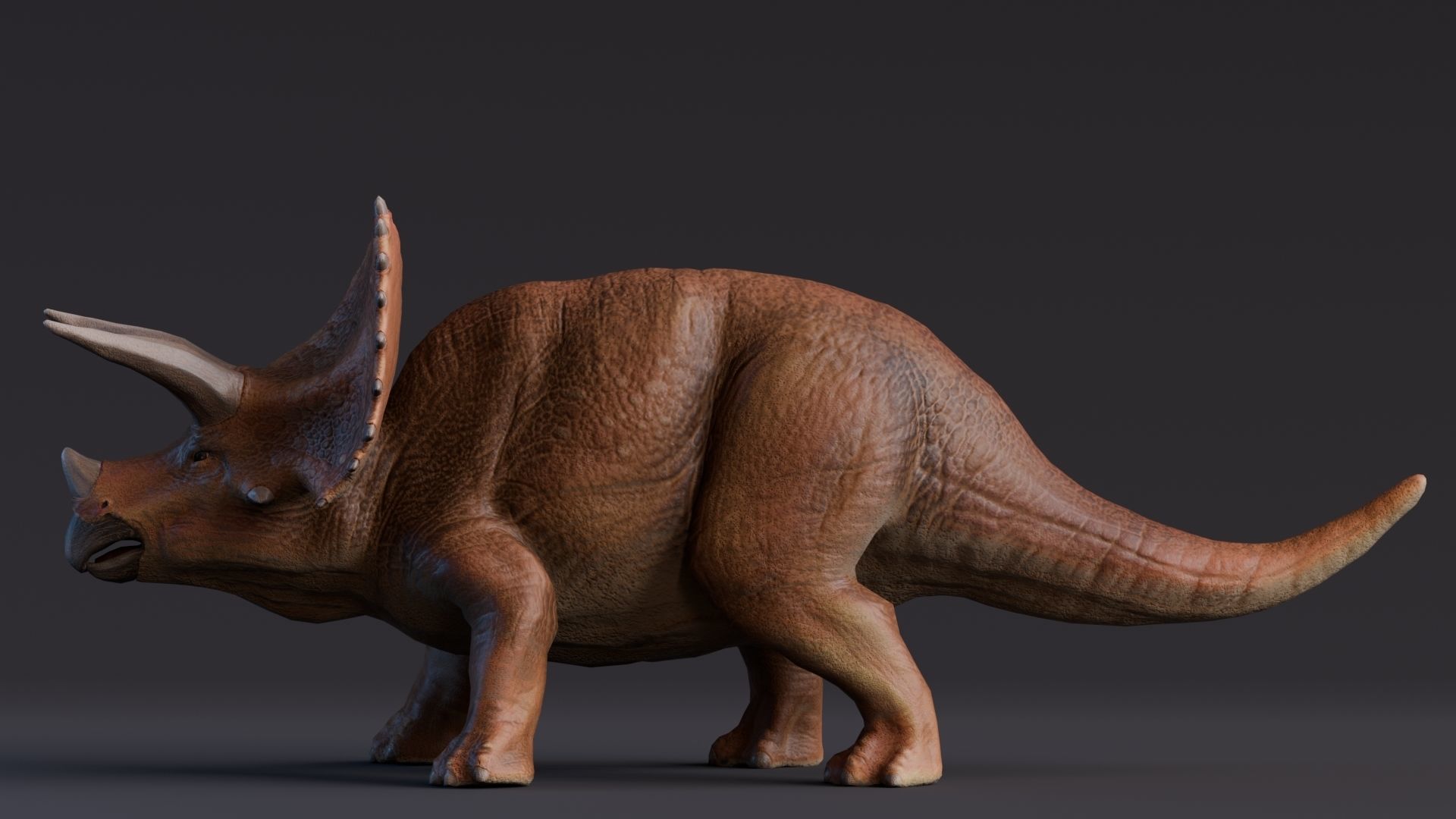 Low poly Realistic - Dinosaur Pack Low-poly 3D model_32