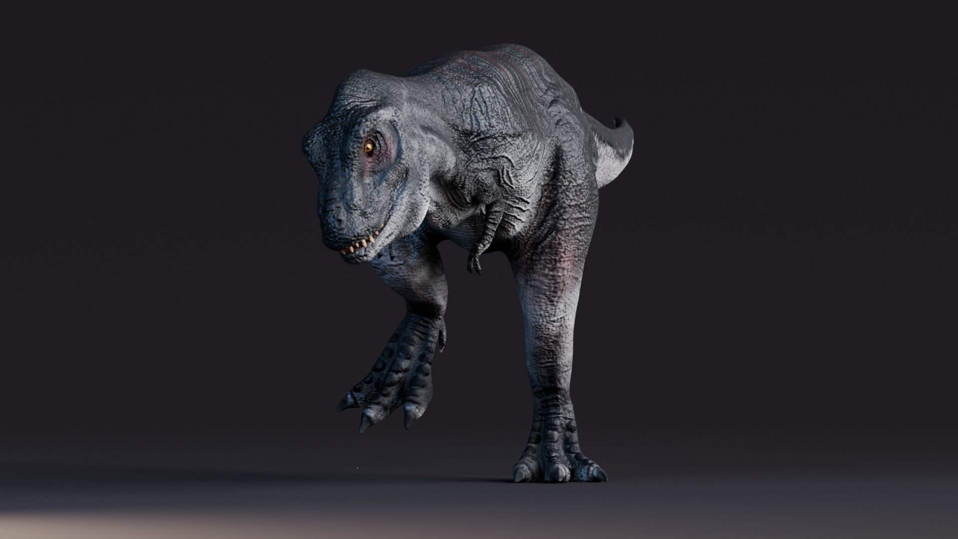 Low poly Realistic - Dinosaur Pack Low-poly 3D model_17