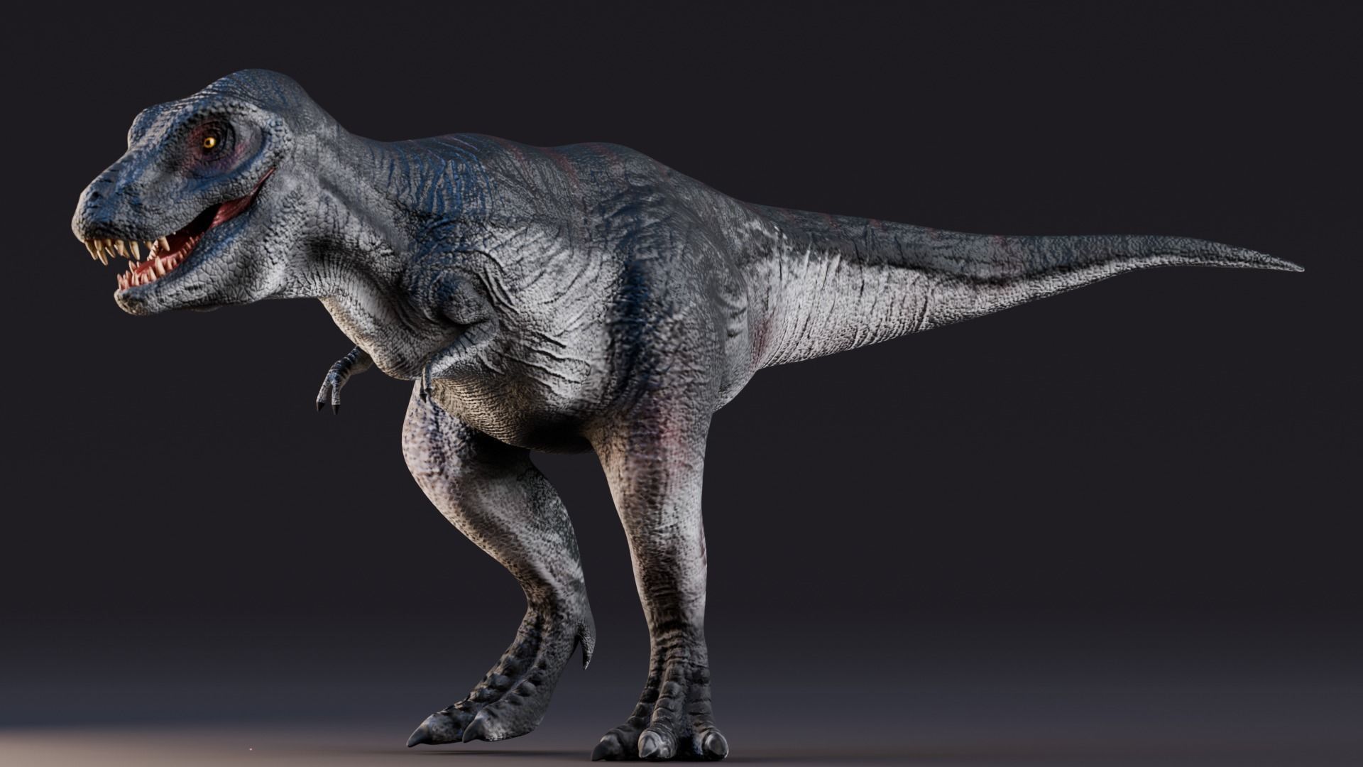 Low poly Realistic - Dinosaur Pack Low-poly 3D model_24