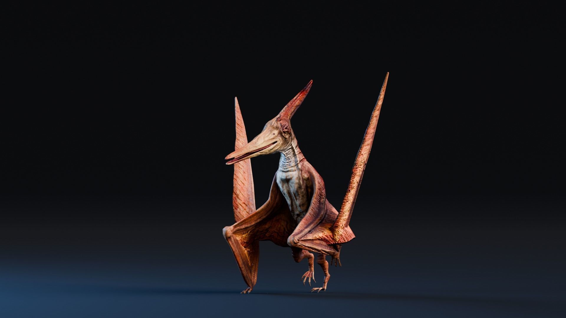 Low poly Realistic - Dinosaur Pack Low-poly 3D model_93