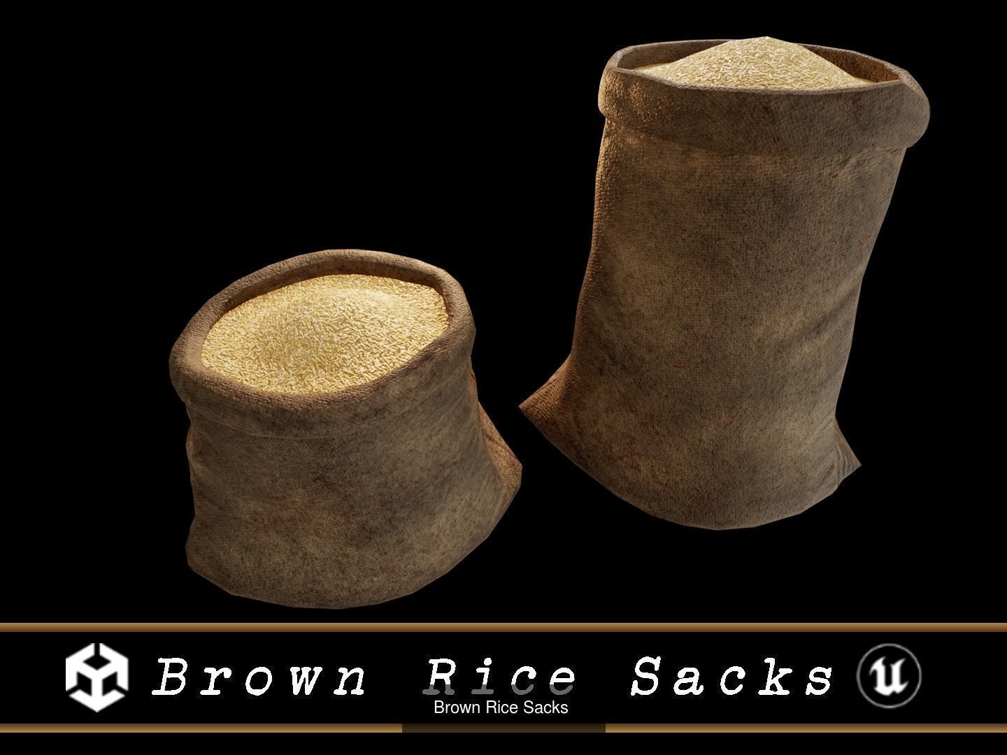Medieval Food Sacks 3D Model Collection_29