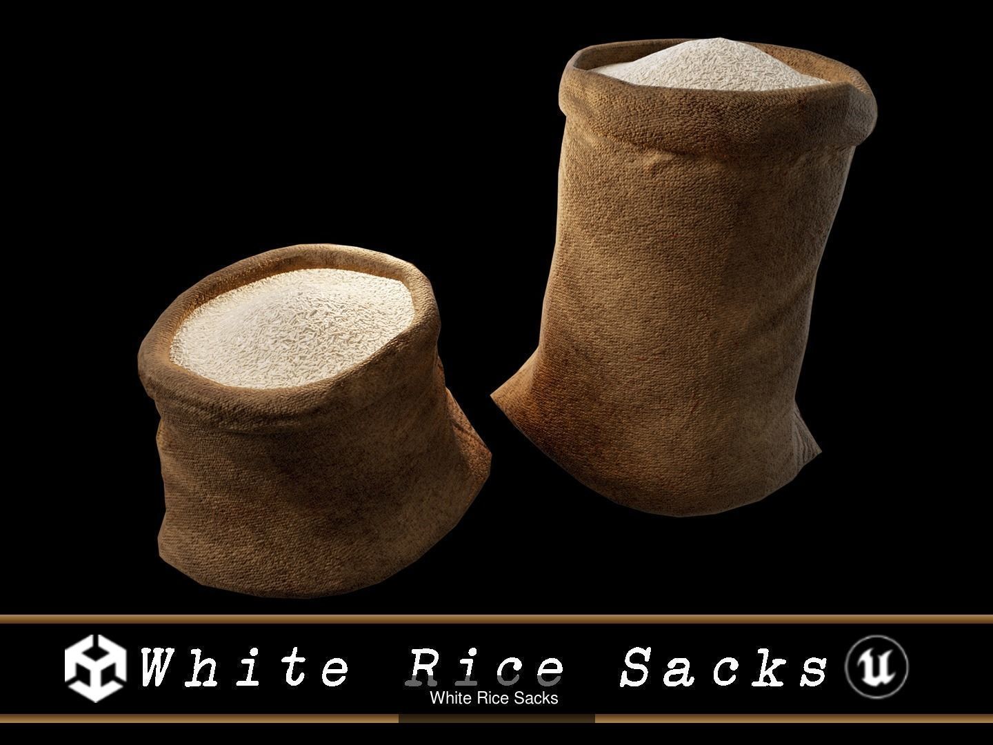 Medieval Food Sacks 3D Model Collection_28