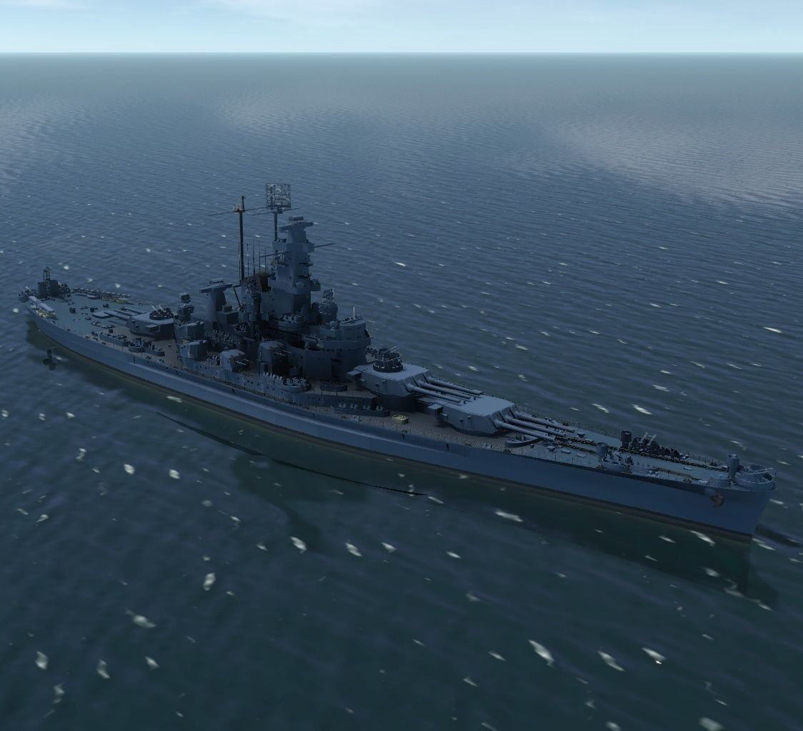 USS Massachusetts BATTLESHIP 3D MODEL 3D model_1