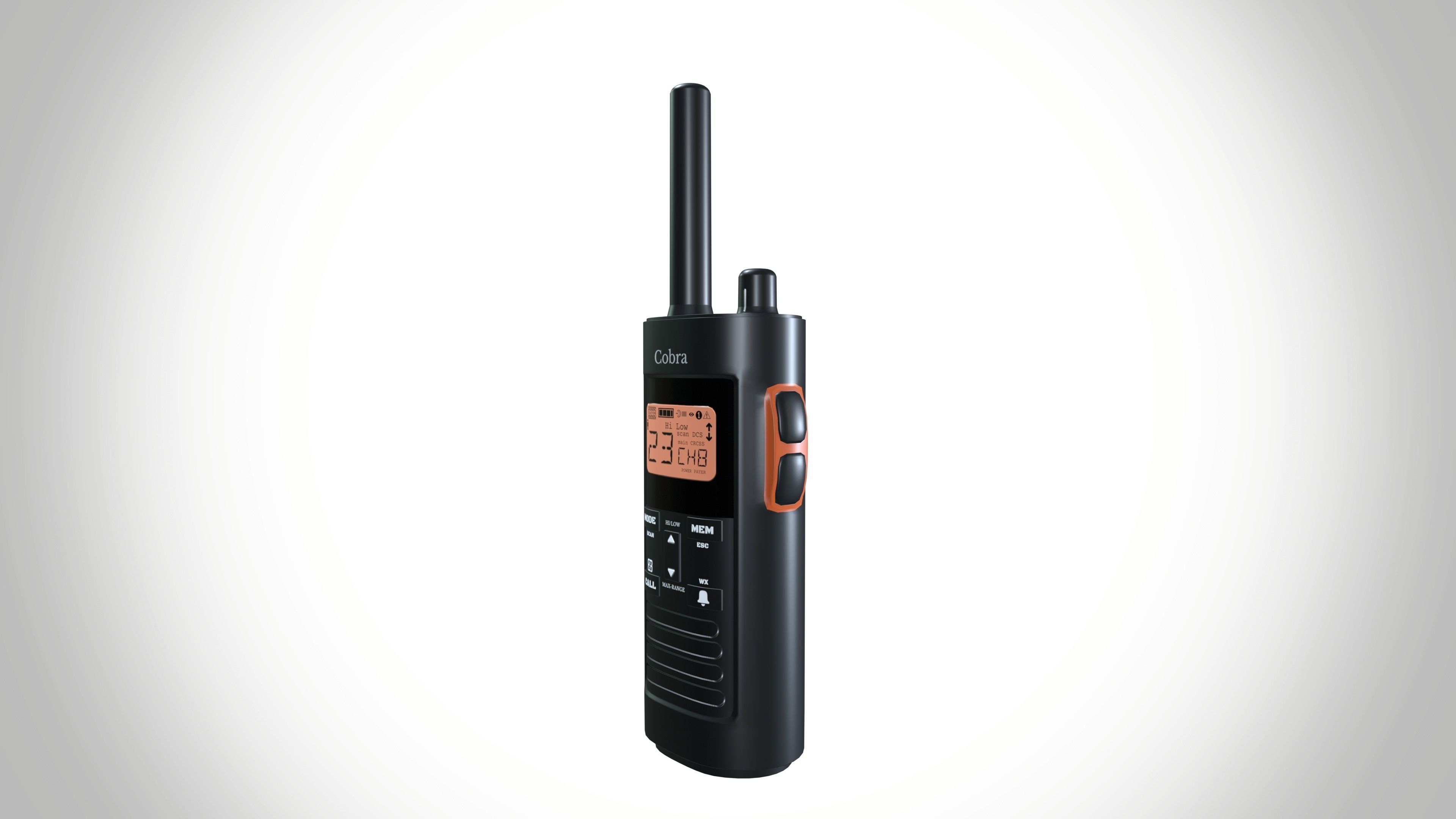 Remote Walkie Talkie 3D model_3