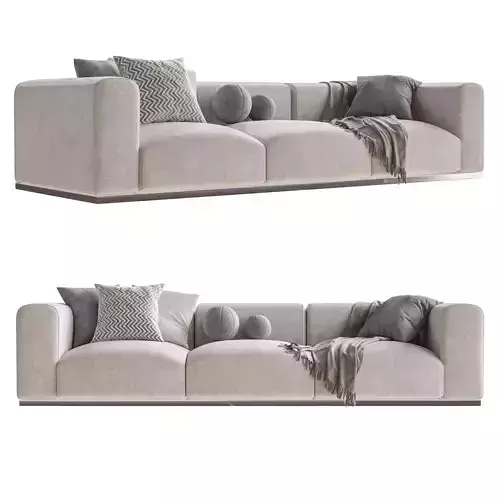 Braid Mahy Three Seater Sofa 3D model