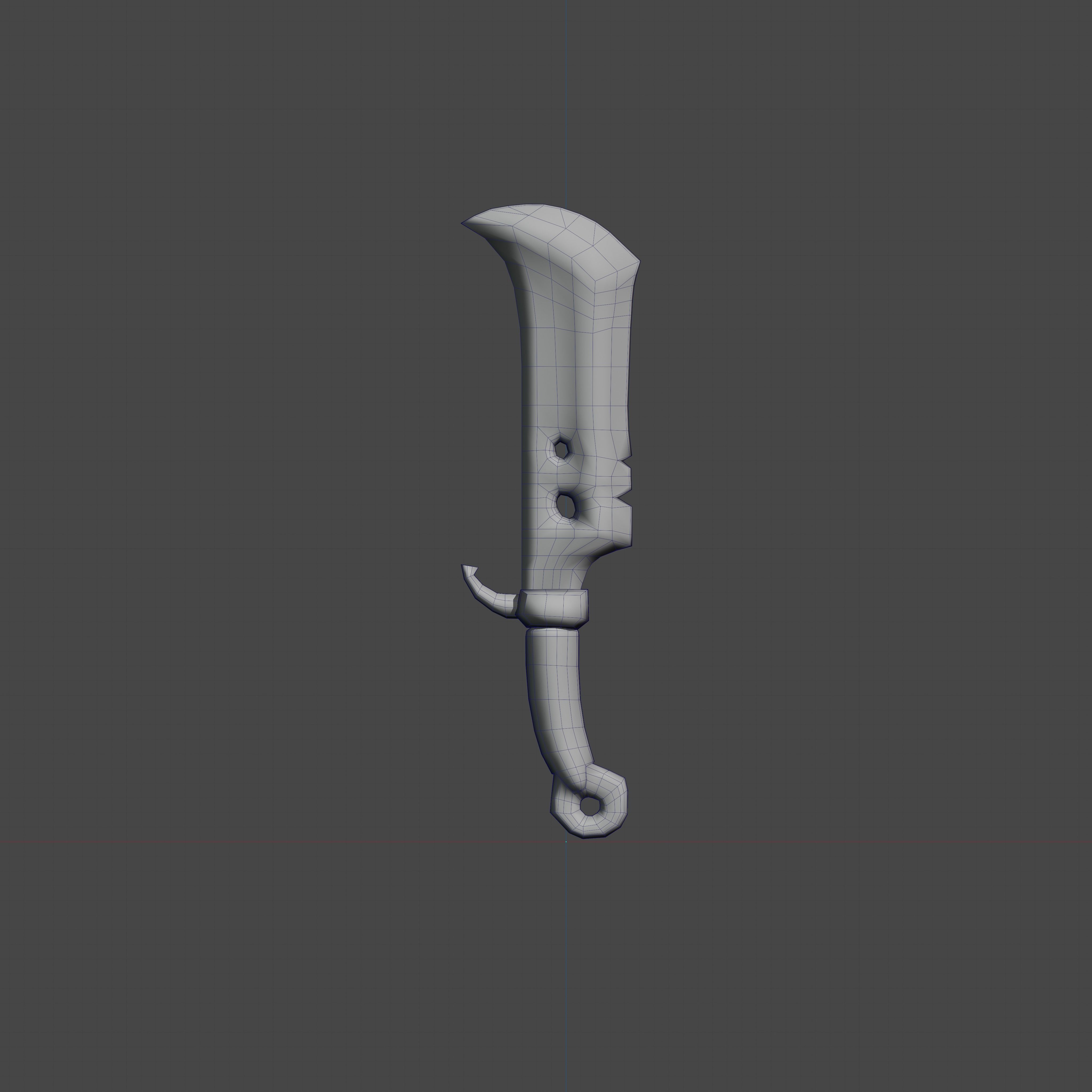 Sharp Knife 3D model_2
