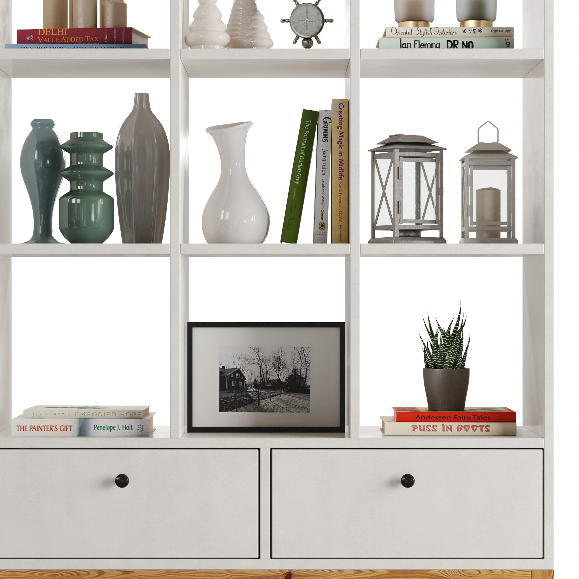 Shelf Byron White 3D model_3