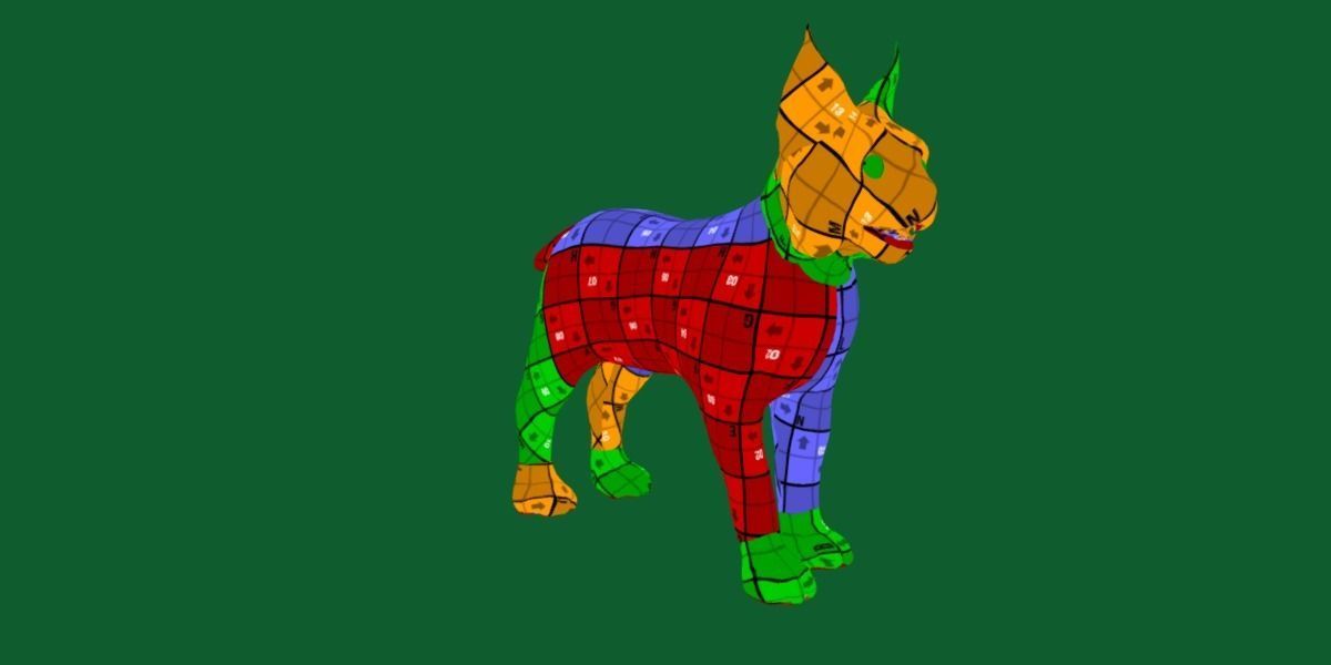 Eurasian Lynx Cub 3D model_9