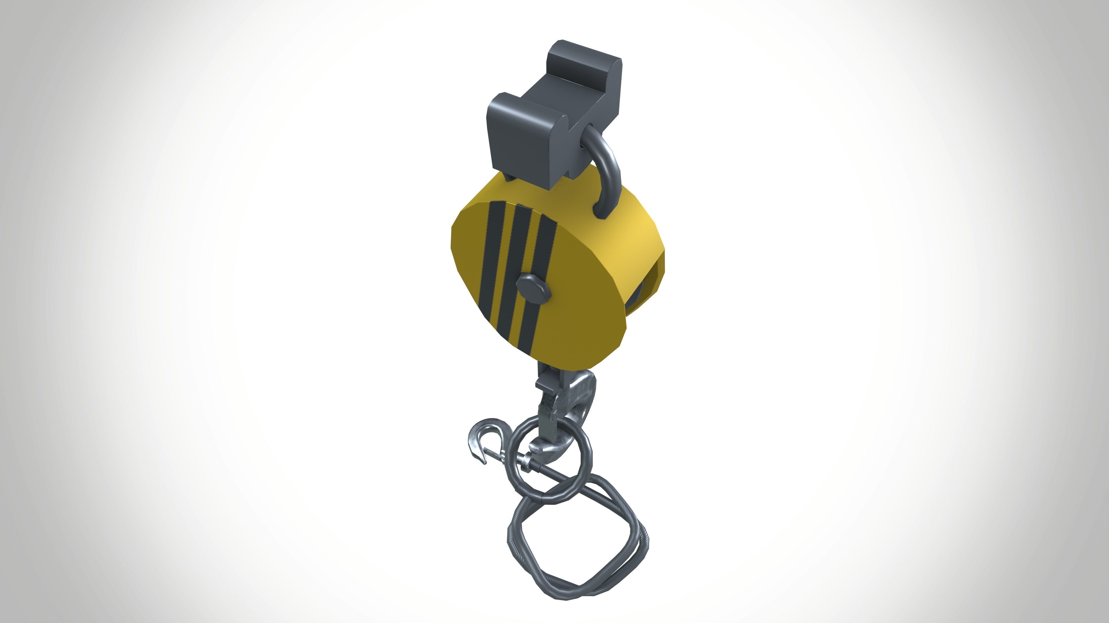 Crane Hook 3D model_6