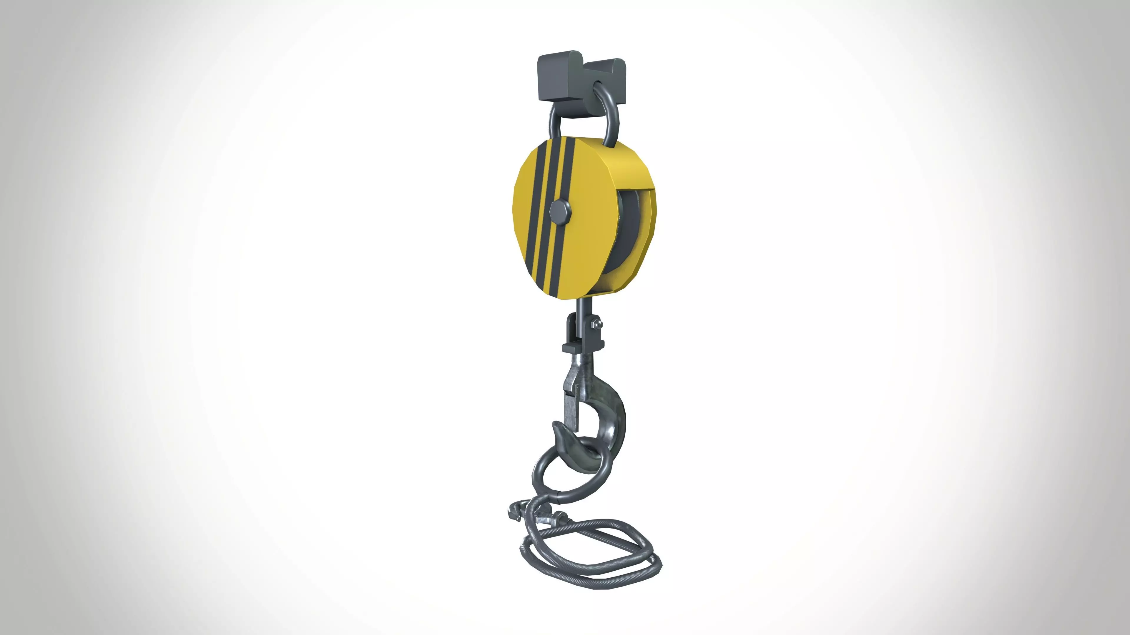Crane Hook 3D model_0