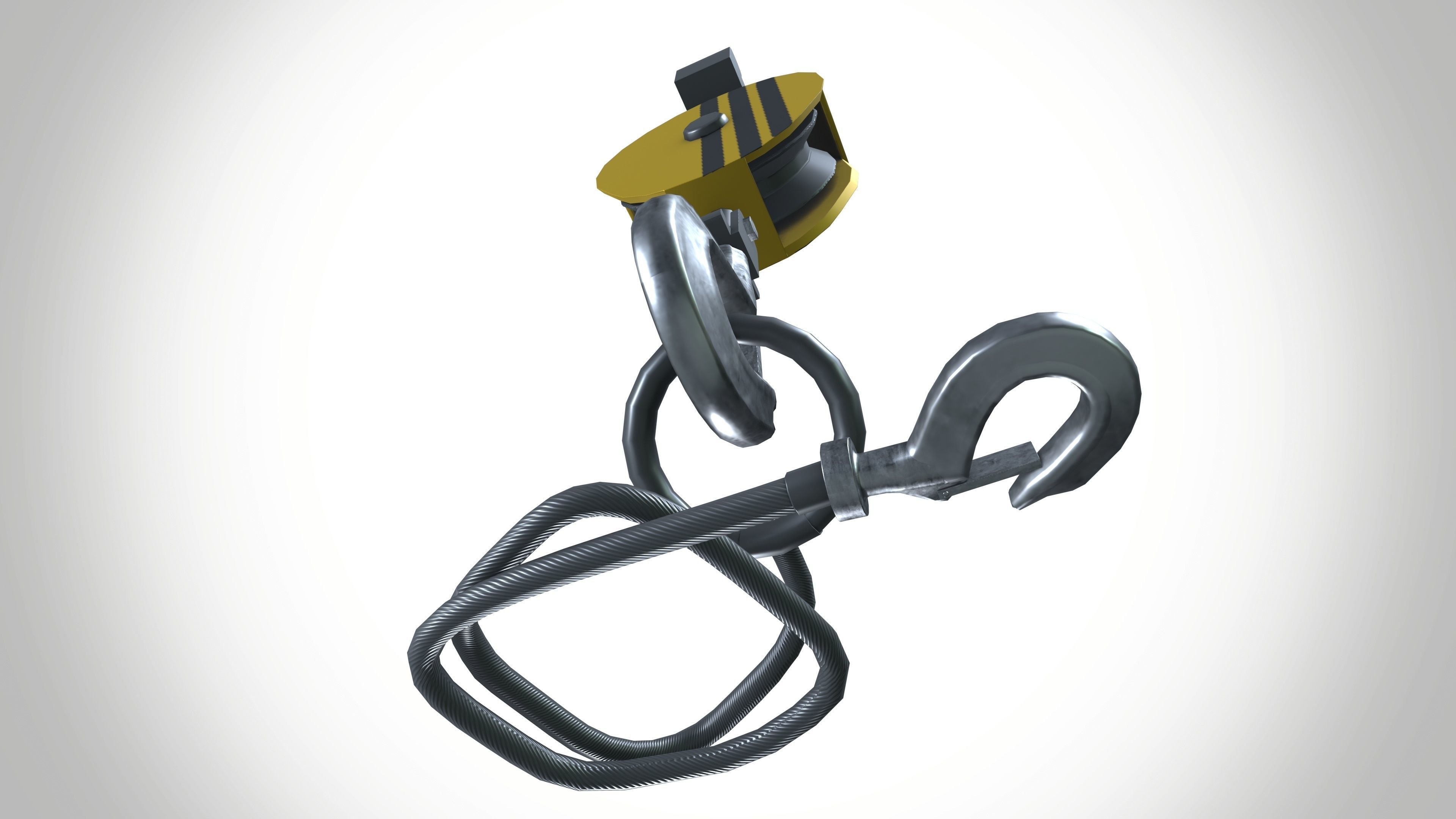 Crane Hook 3D model_8