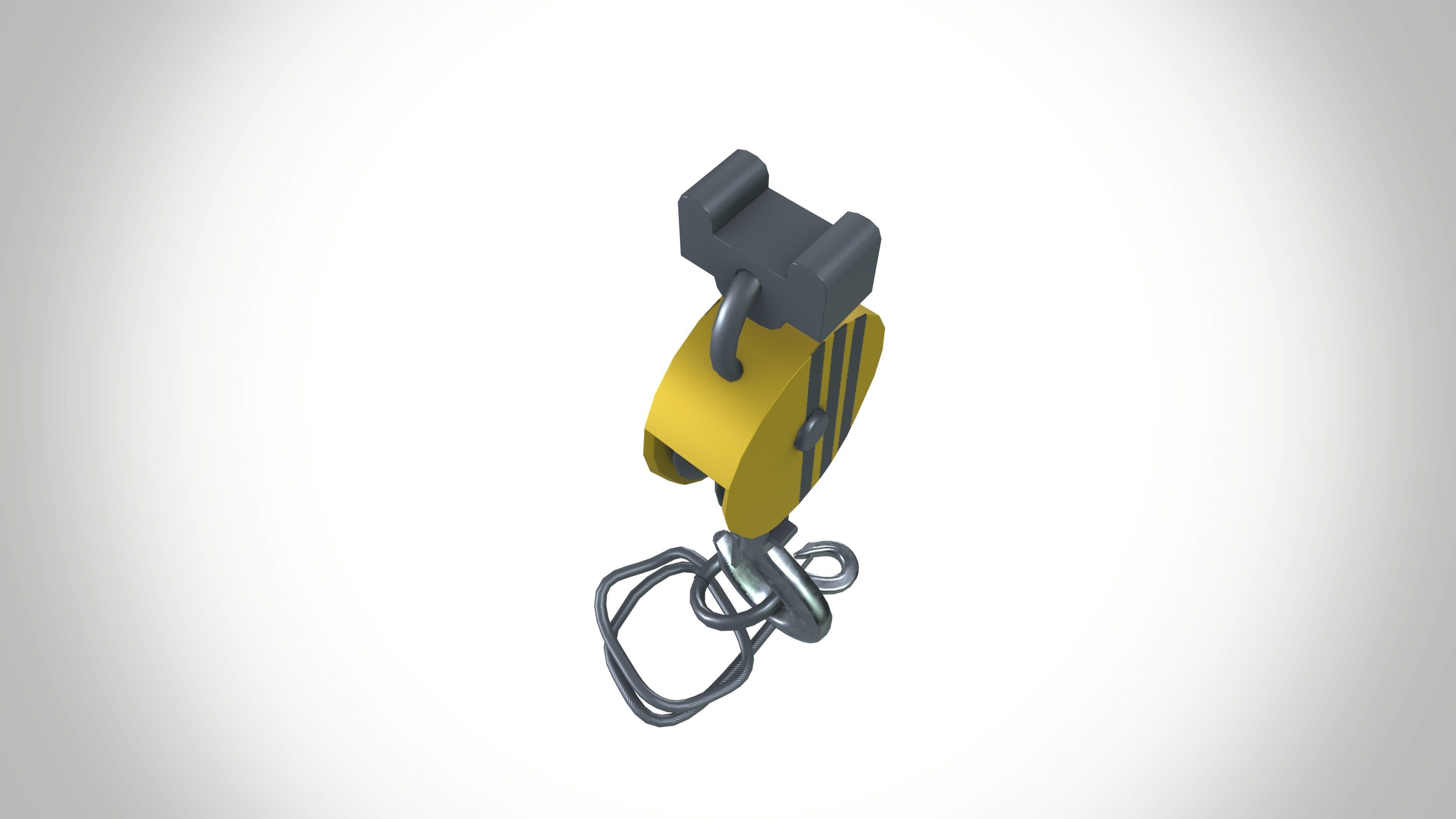 Crane Hook 3D model_5