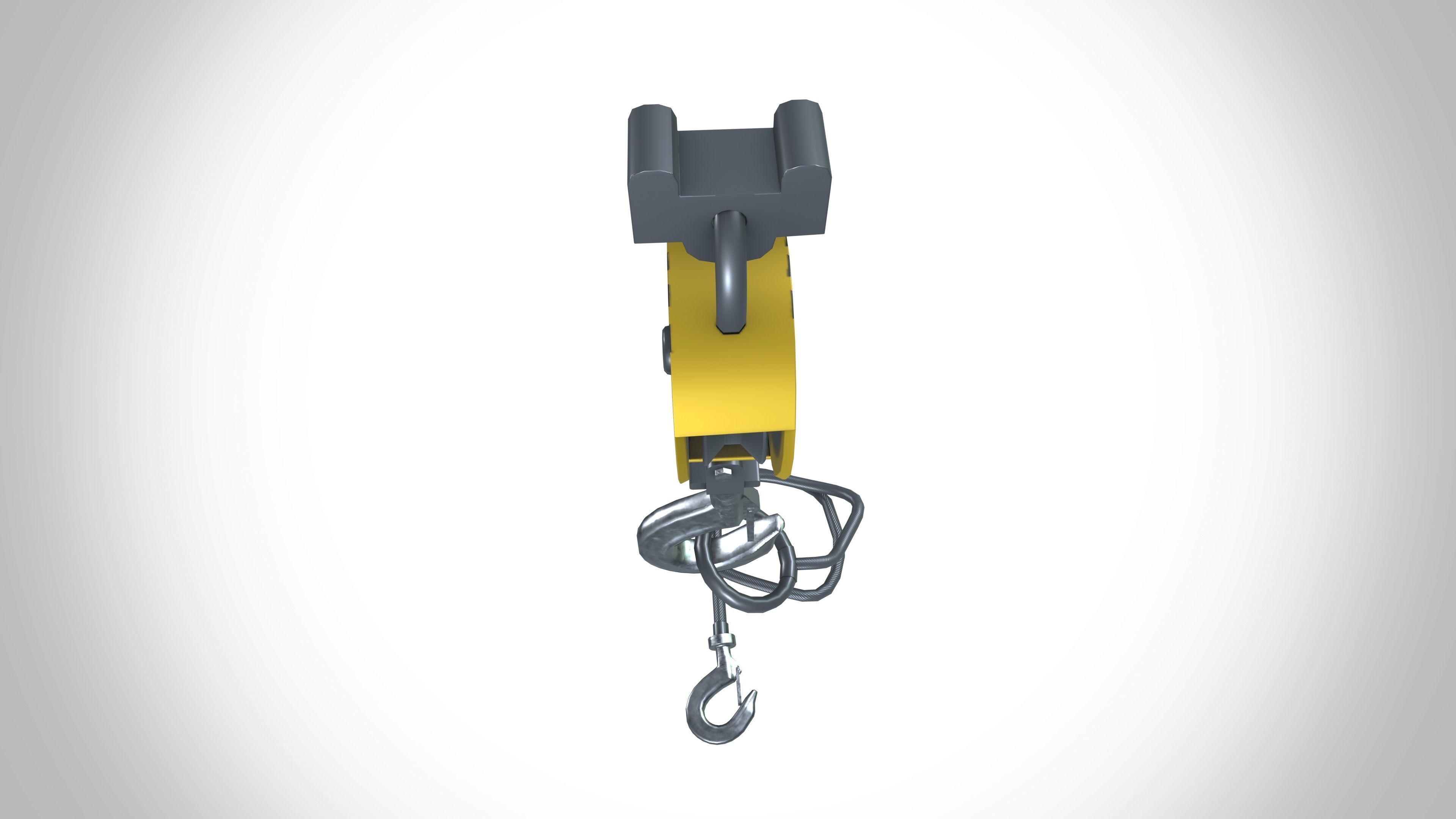 Crane Hook 3D model_7