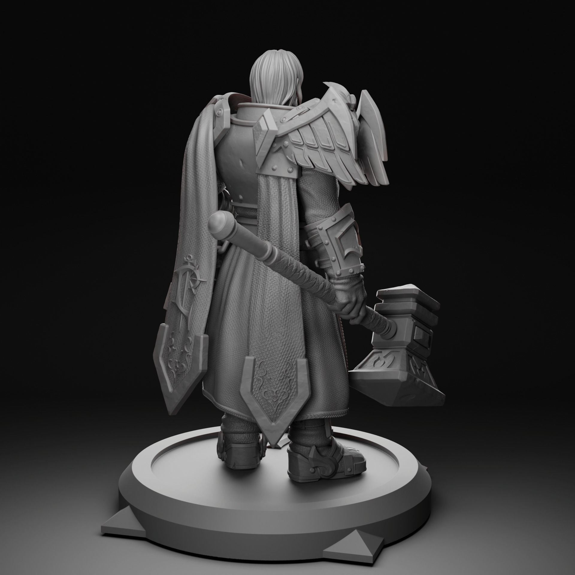 Uther the Lightbringer -World of Warcraft 3D print model_3