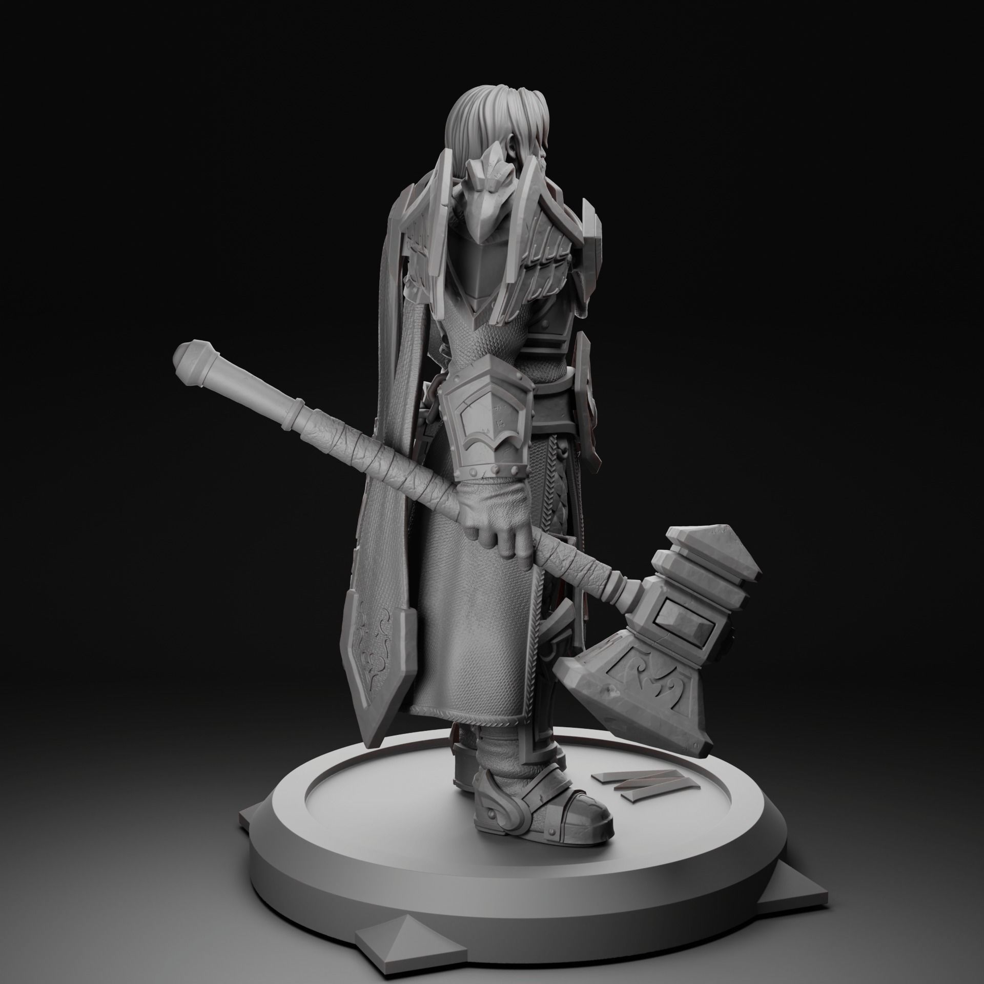 Uther the Lightbringer -World of Warcraft 3D print model_4