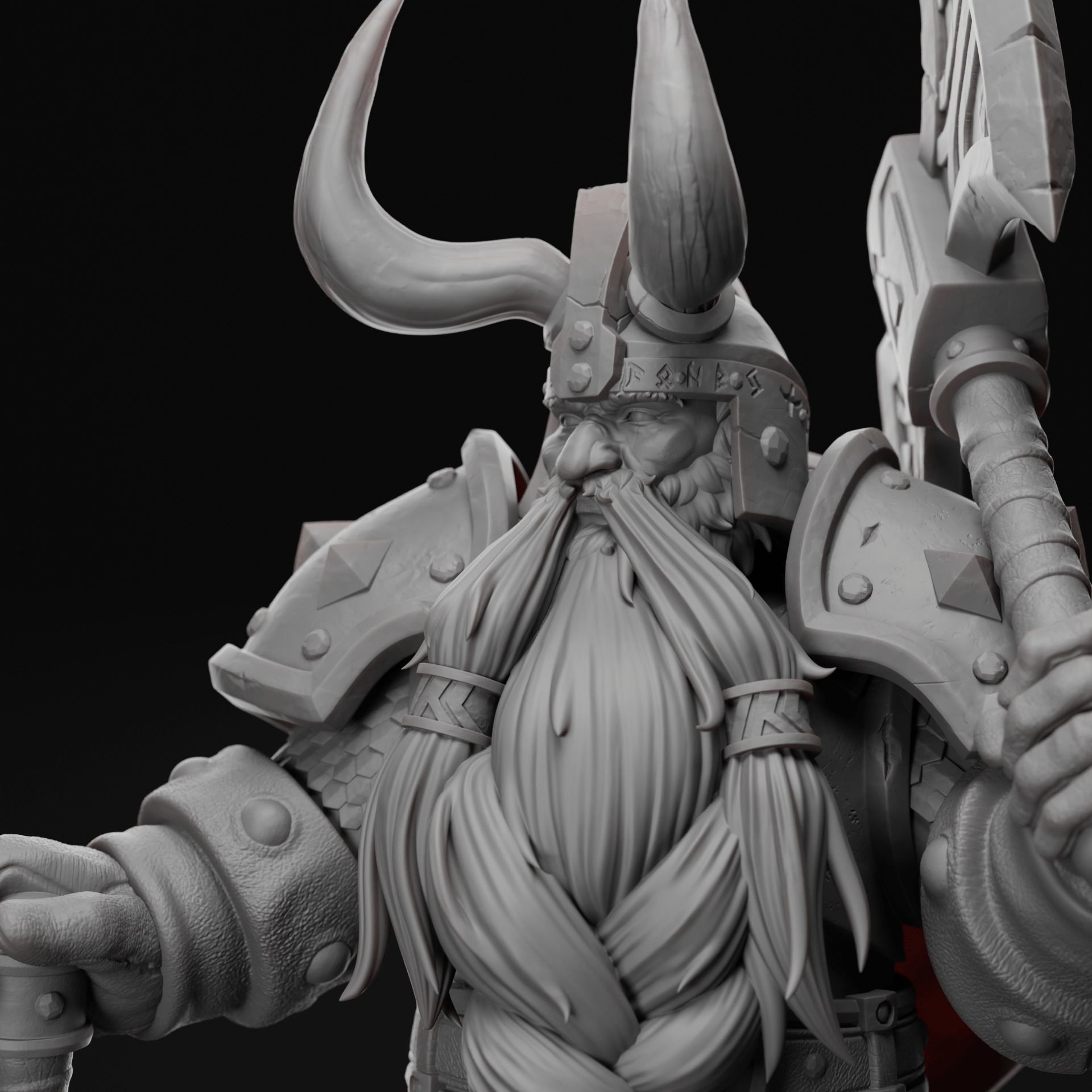 Muradin Bronzebeard - World of Warcraft 3D print model_5