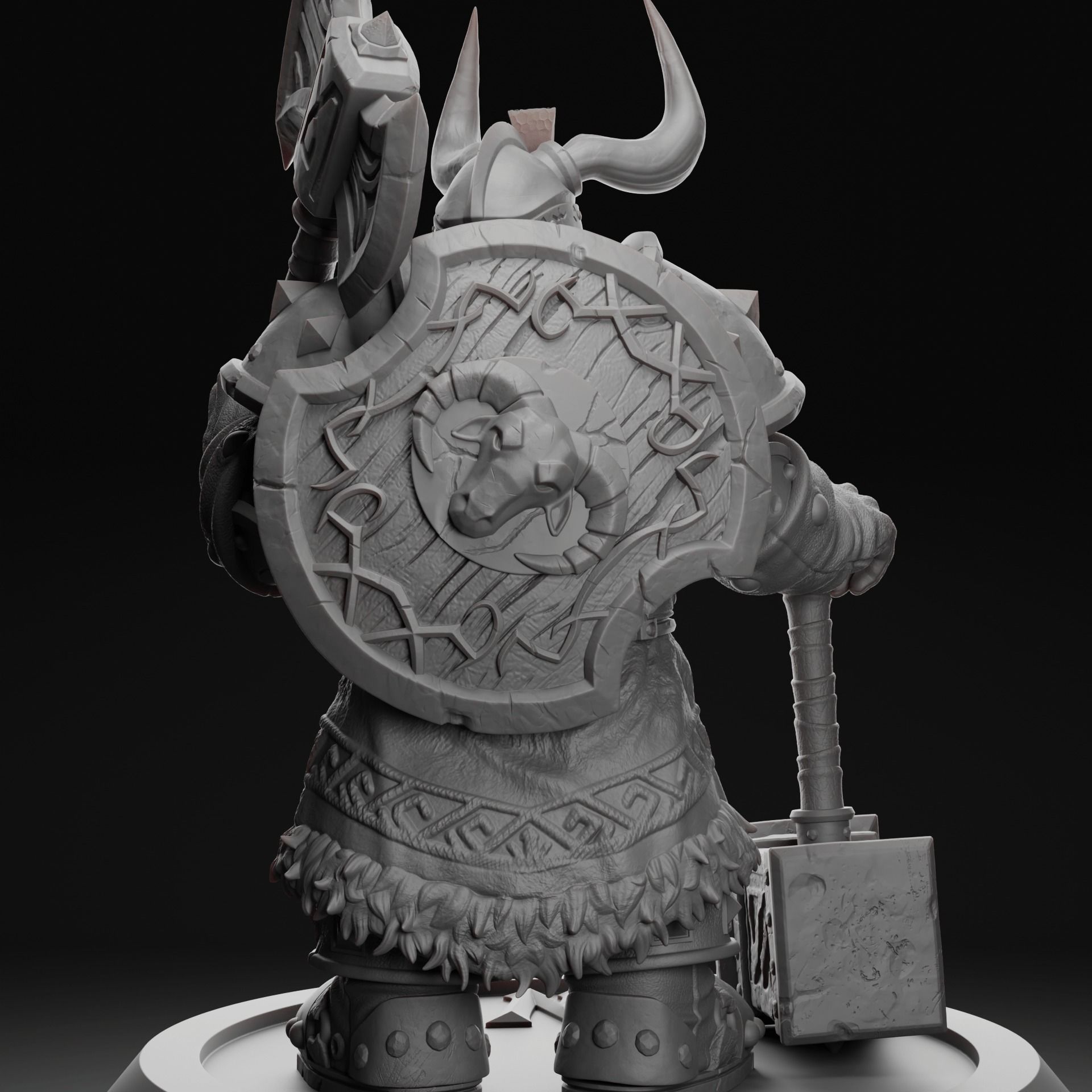 Muradin Bronzebeard - World of Warcraft 3D print model_4