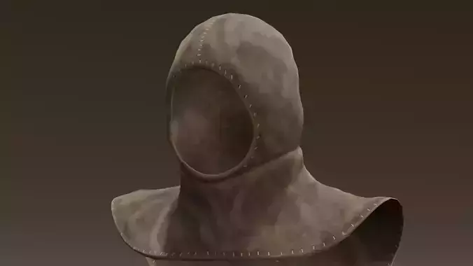 Knight Head dress 3D Model  Low-poly 3D model