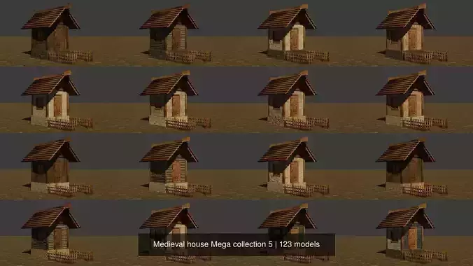 Medieval house Mega collection 5