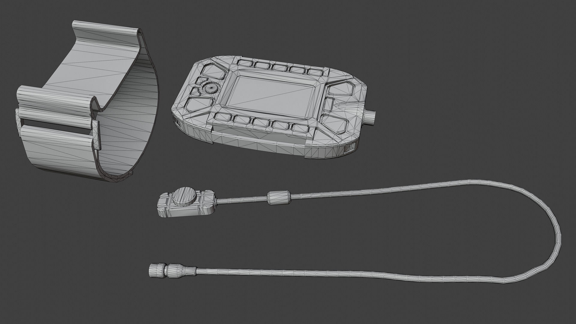 KDU for HAMR Radio Low-poly 3D model_7
