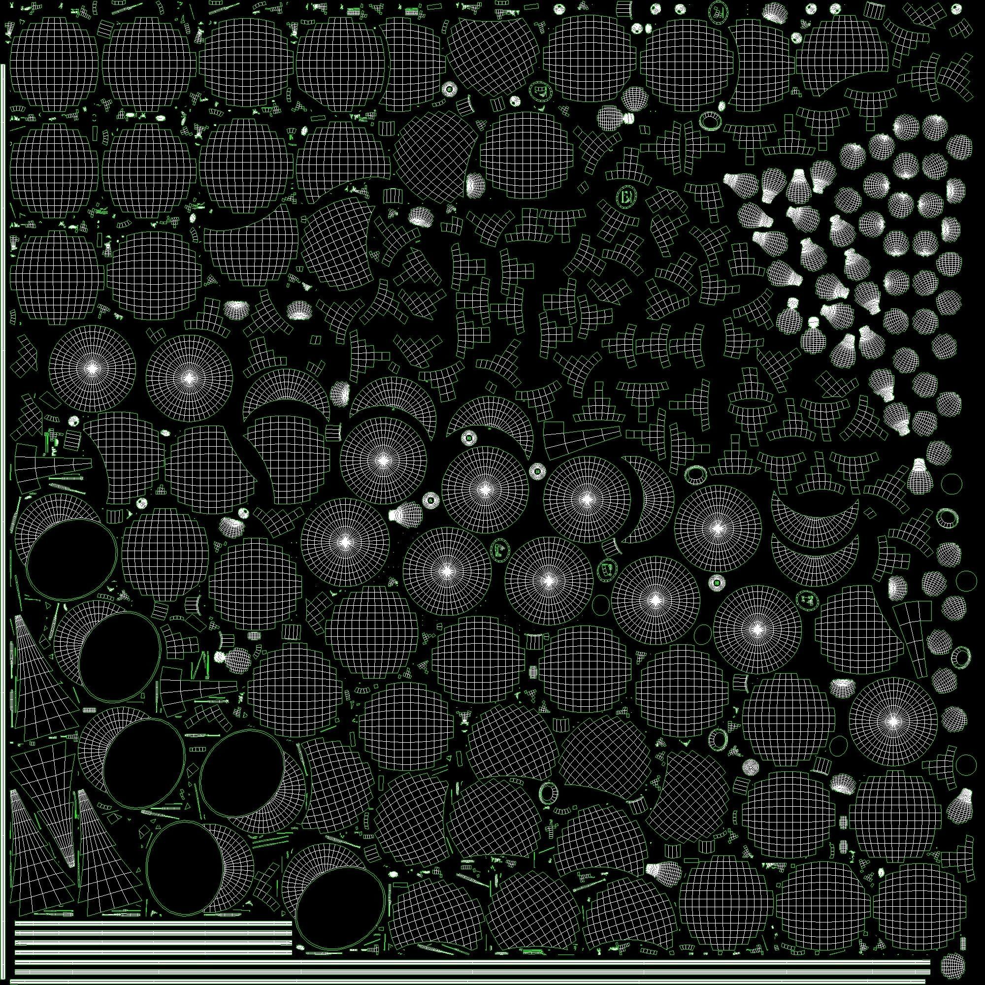 A Modern Cluster light hang lamp 3D model_7