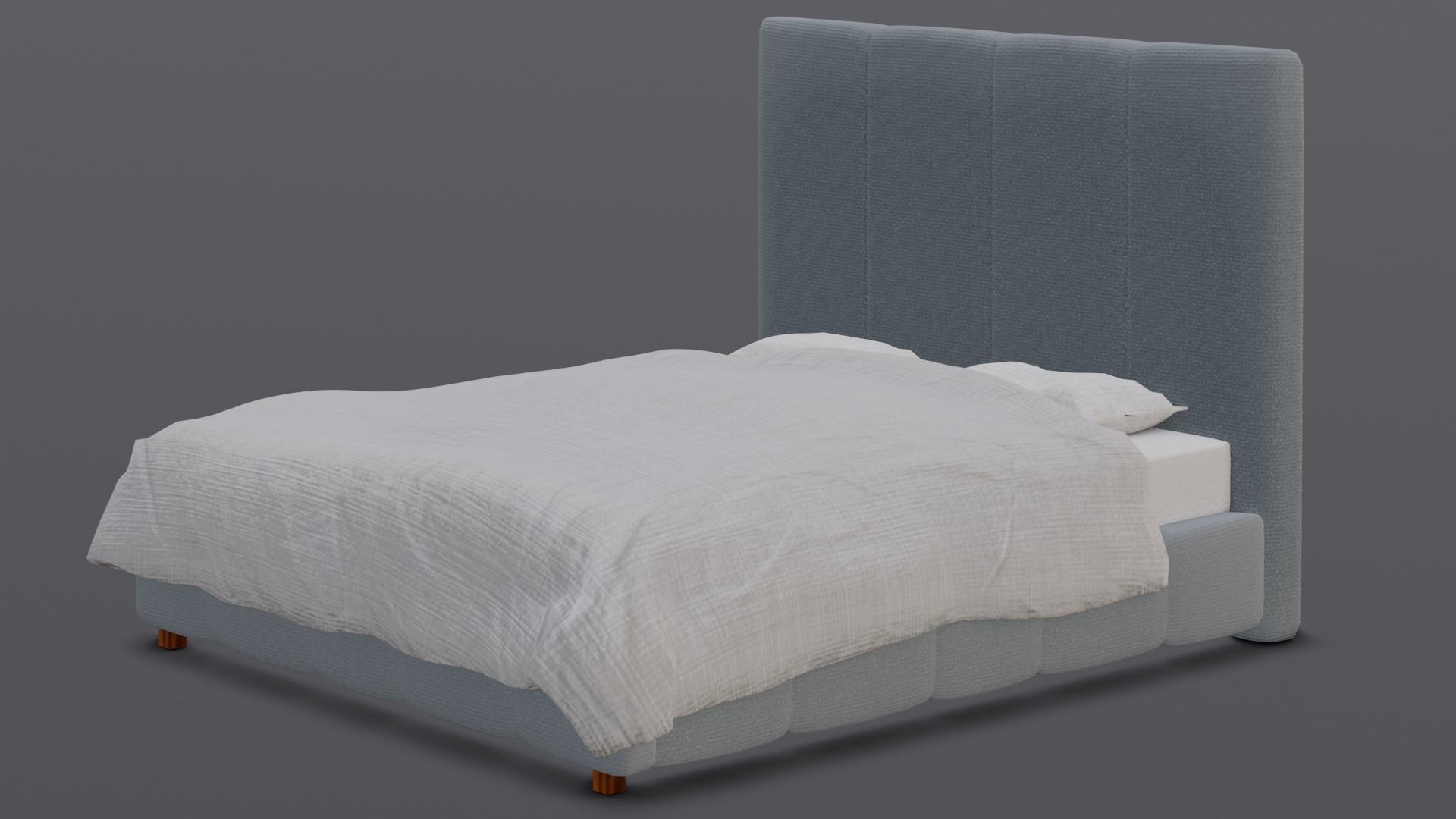 Bed 3D Model  Low-poly 3D model_18