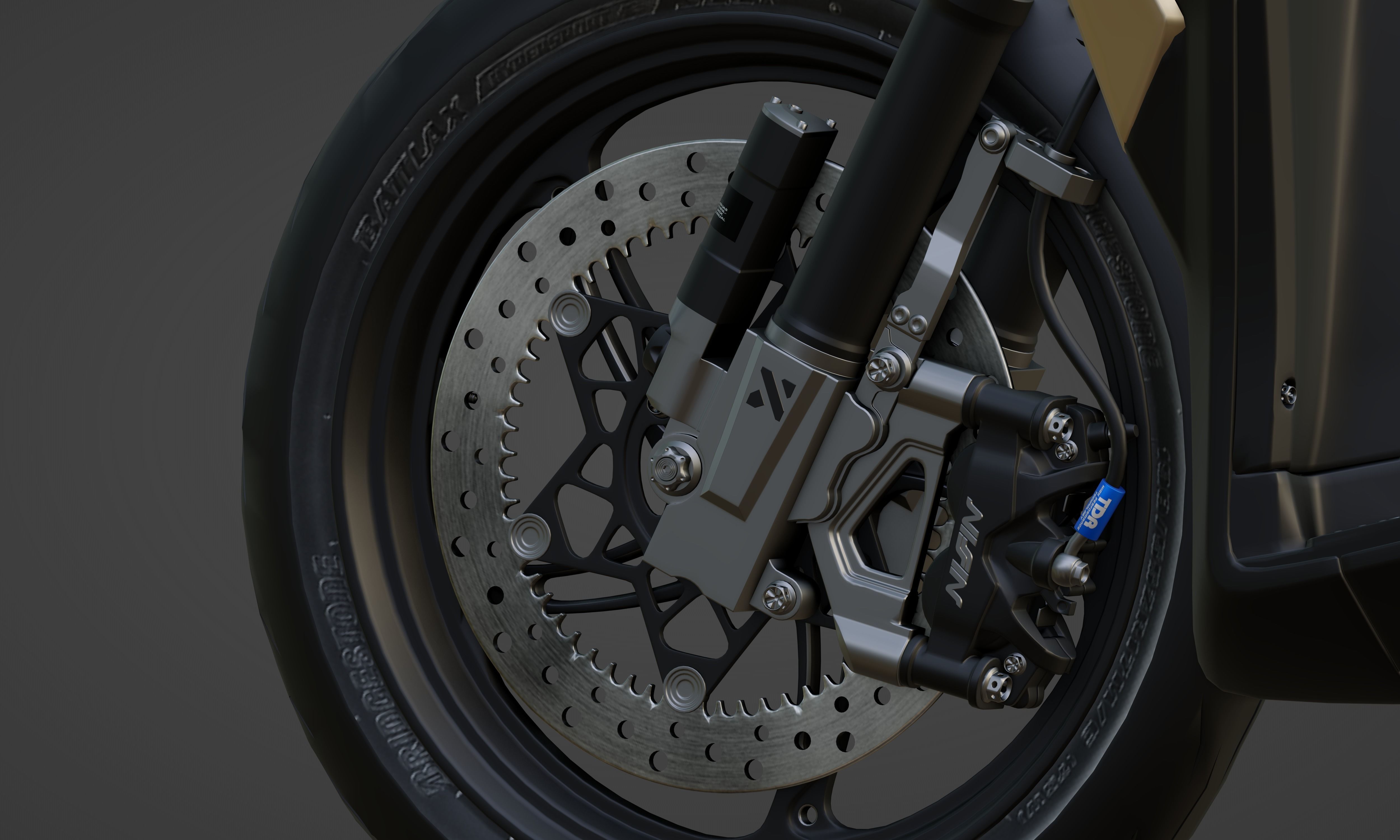 Vario 125 KZR 3D Modelling Low-poly 3D model_6