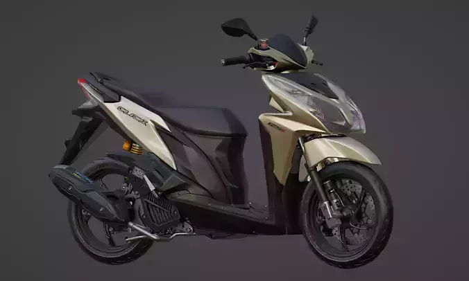Vario 125 KZR 3D Modelling