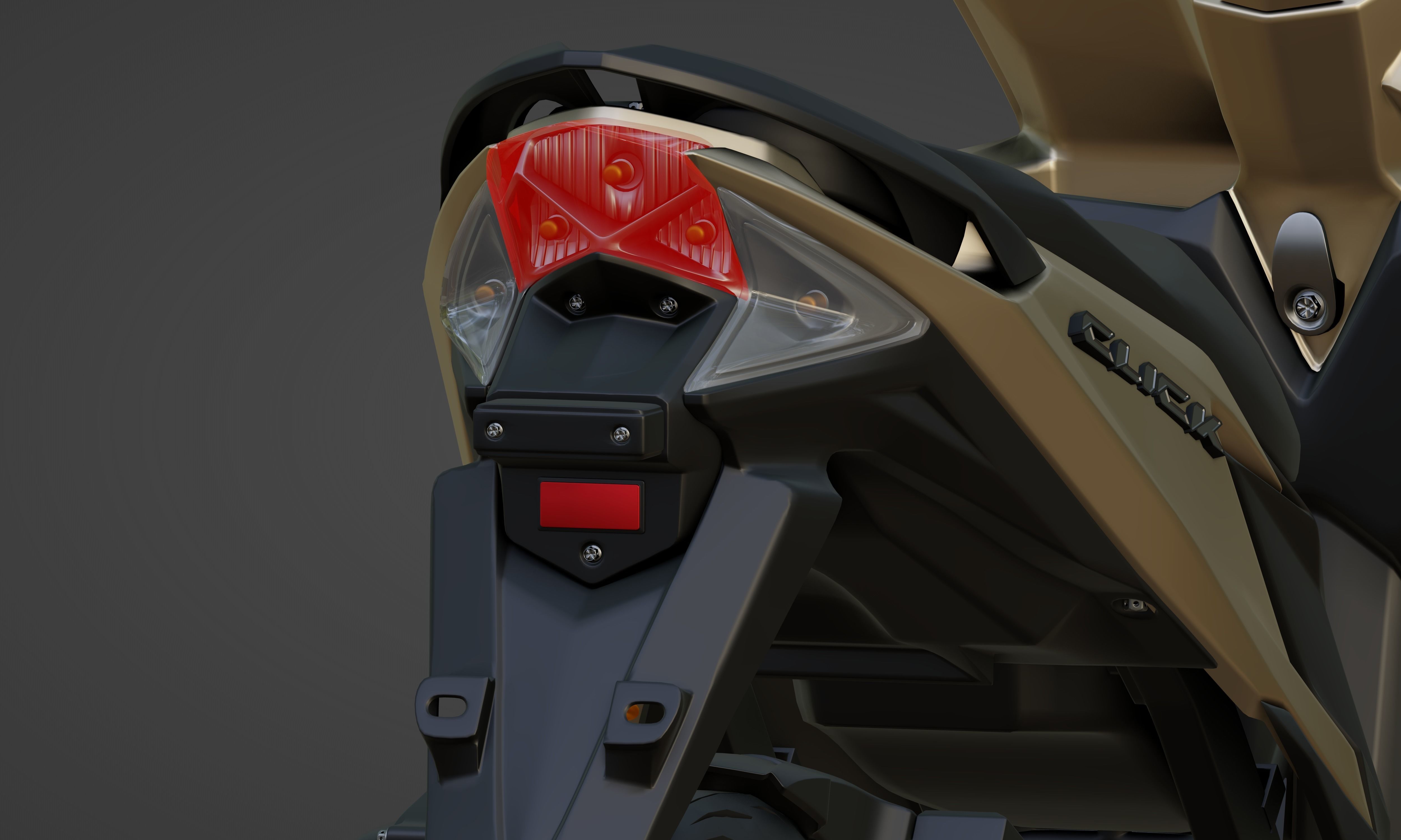 Vario 125 KZR 3D Modelling Low-poly 3D model_4