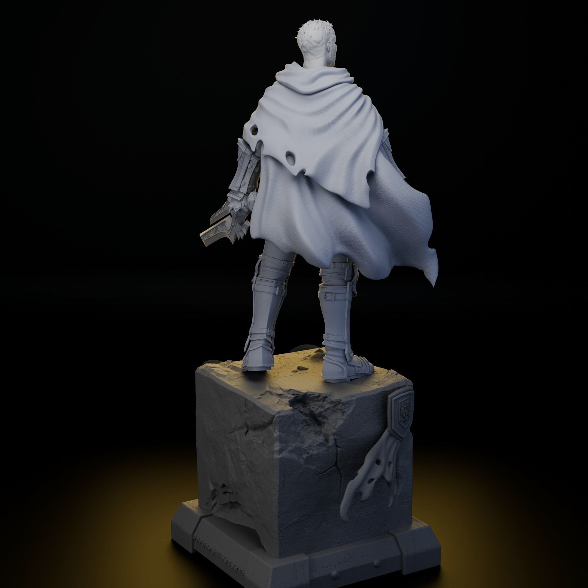 Anduin Wrynn War Within - World of Warcraft 3D print model_4