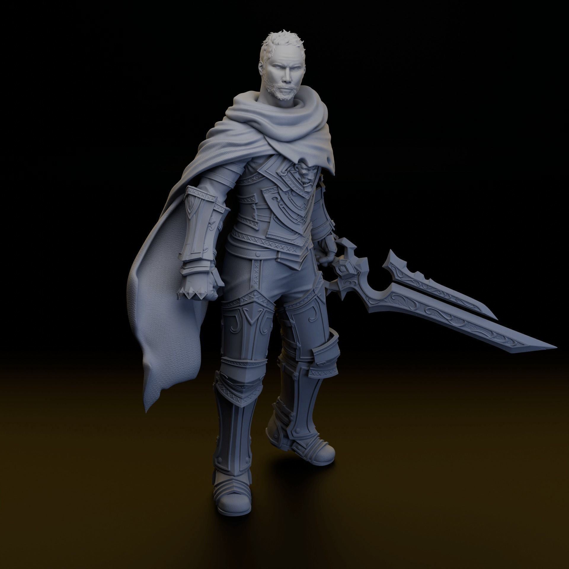 Anduin Wrynn War Within - World of Warcraft 3D print model_3