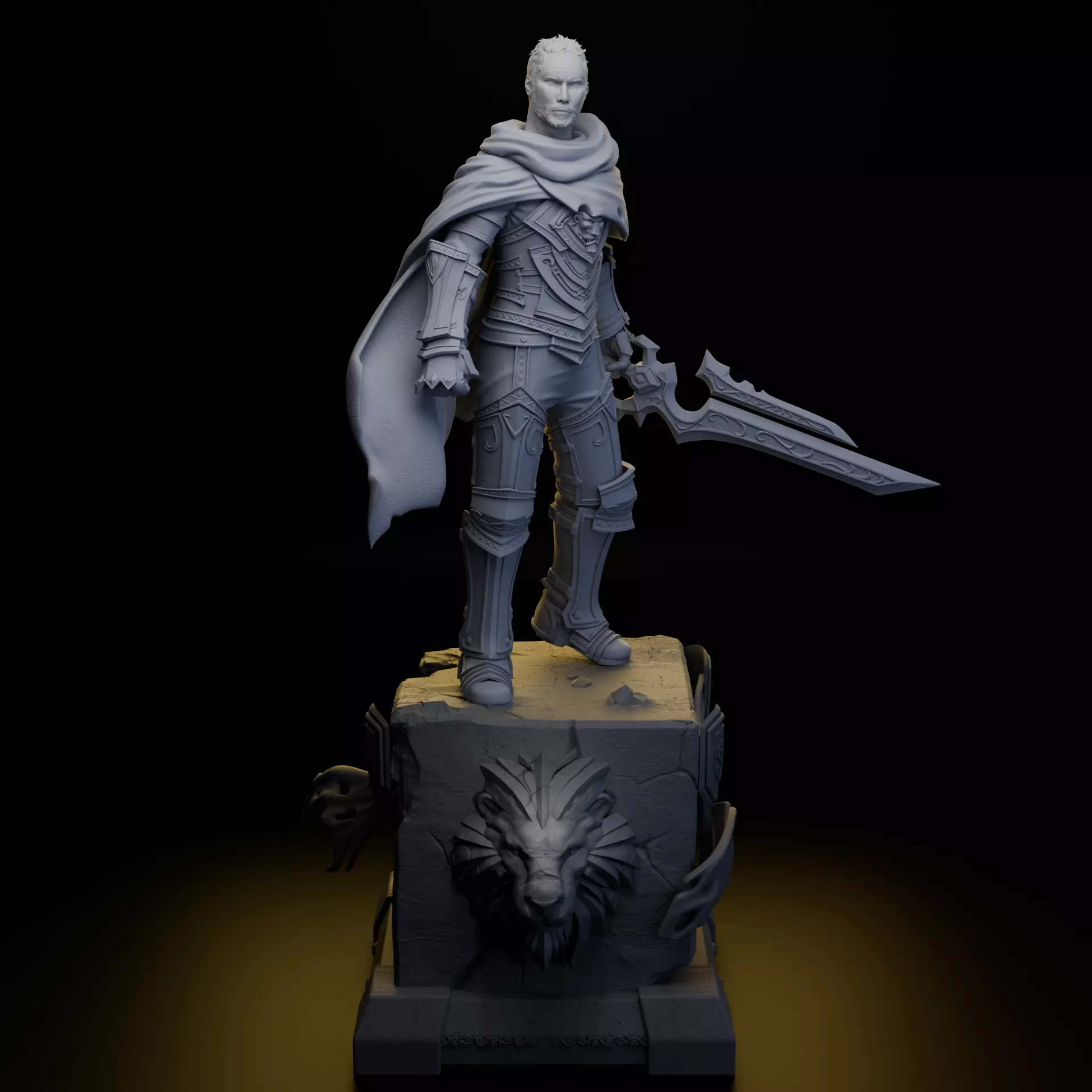 Anduin Wrynn War Within - World of Warcraft 3D print model_0