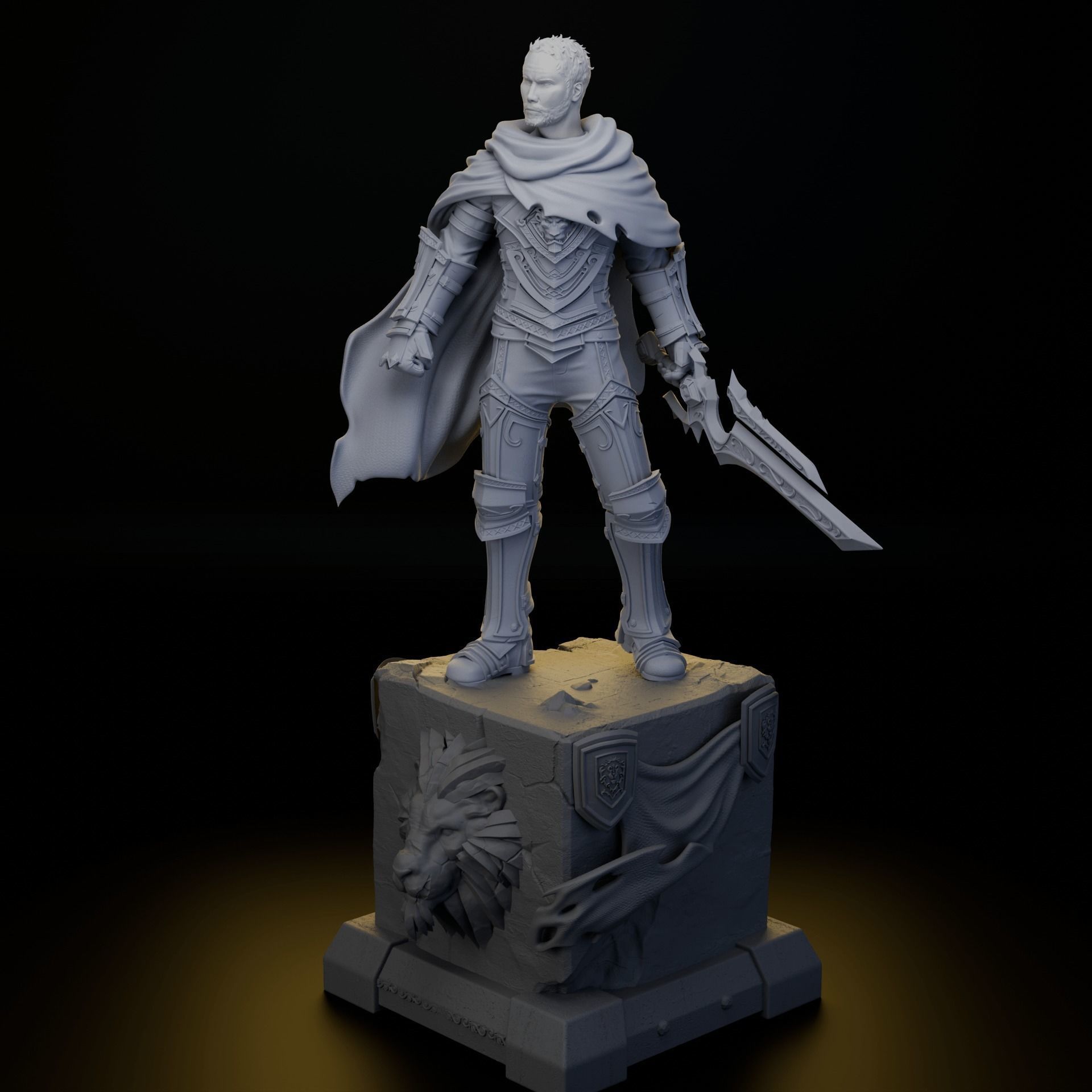 Anduin Wrynn War Within - World of Warcraft 3D print model_2