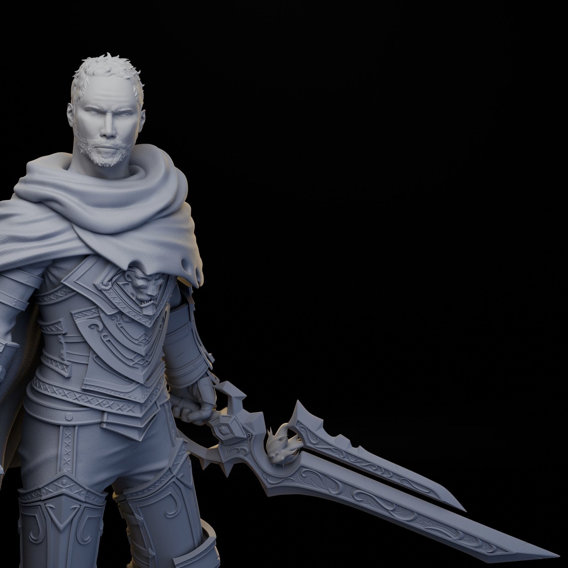 Anduin Wrynn War Within - World of Warcraft 3D print model_5